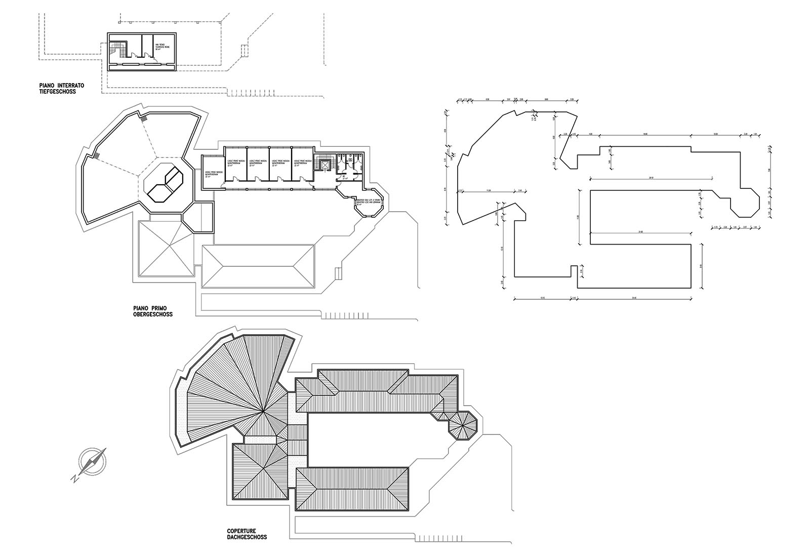 Youth center in Brunico - Plans