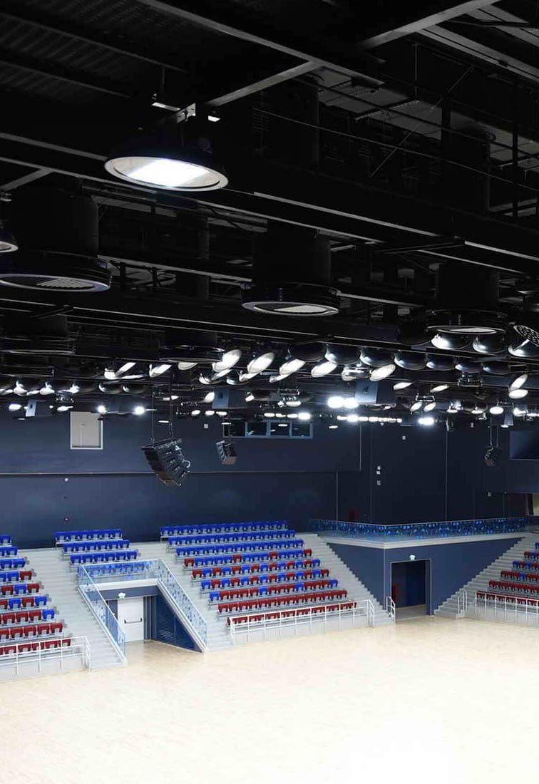 Baku sport hall - Le tribune