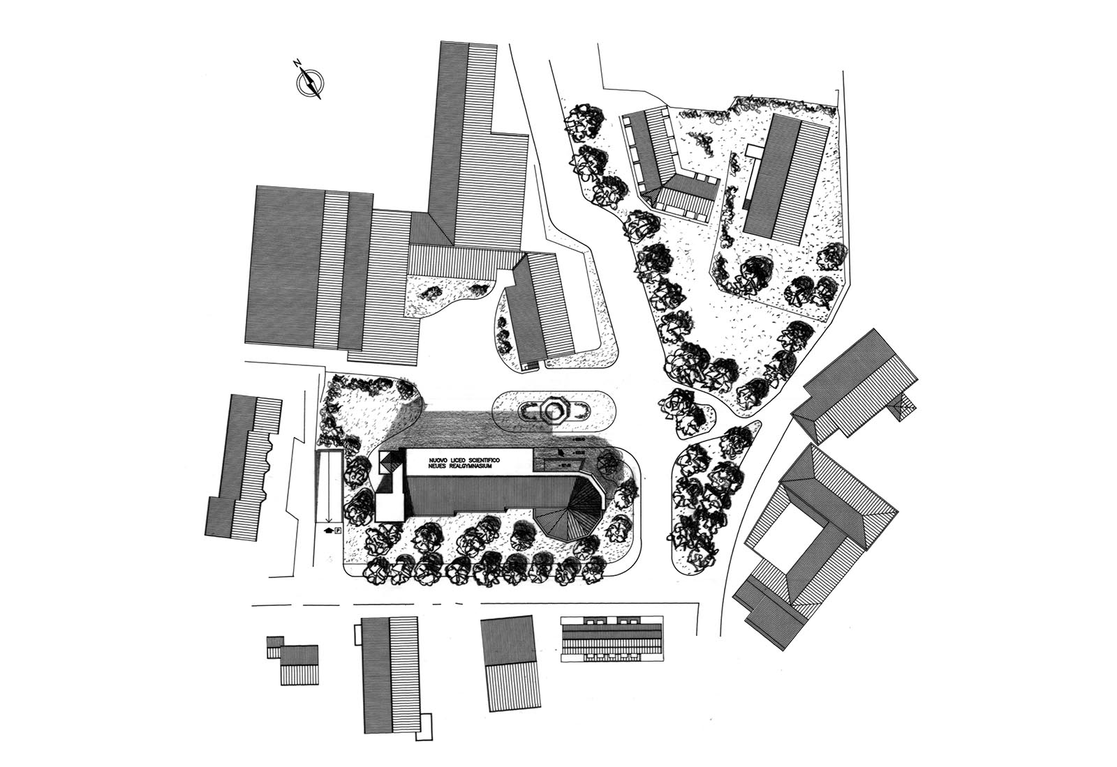 Scientific high school in Vipiteno - General plan