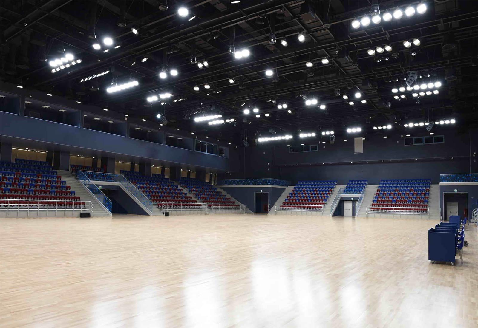 Baku sport hall - Il campo da gioco
