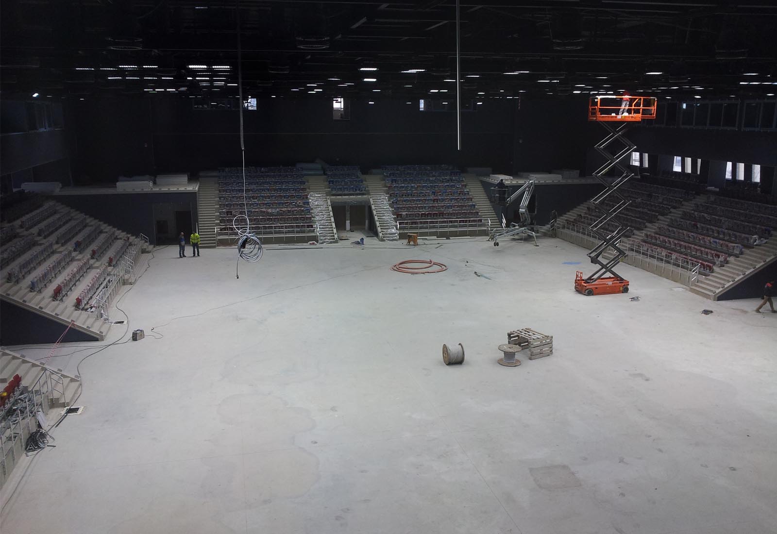 Baku sport hall - The playground before the final preparation