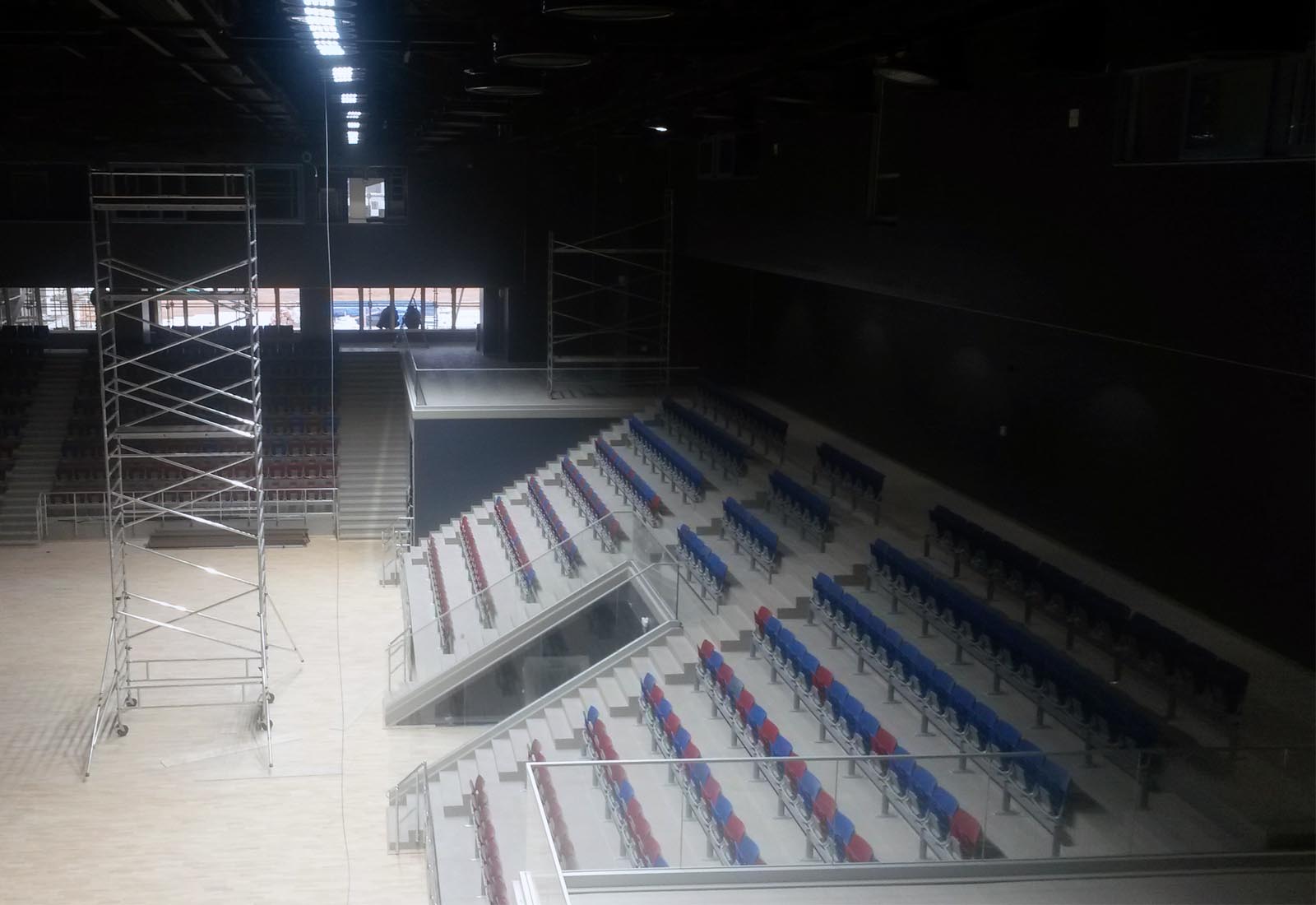 Baku sport hall - The playground before the final preparation