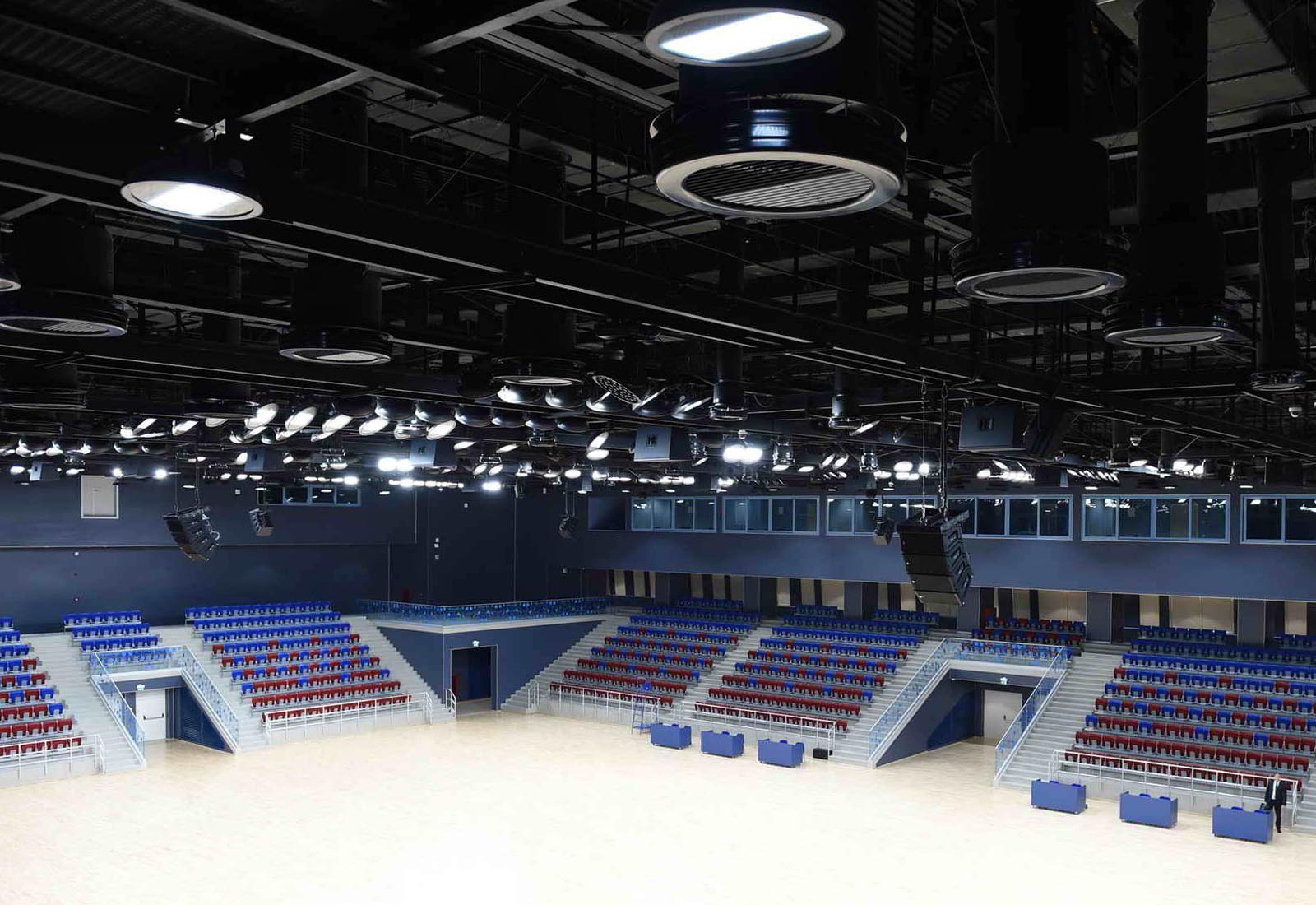 Baku sport hall - Il campo da gioco