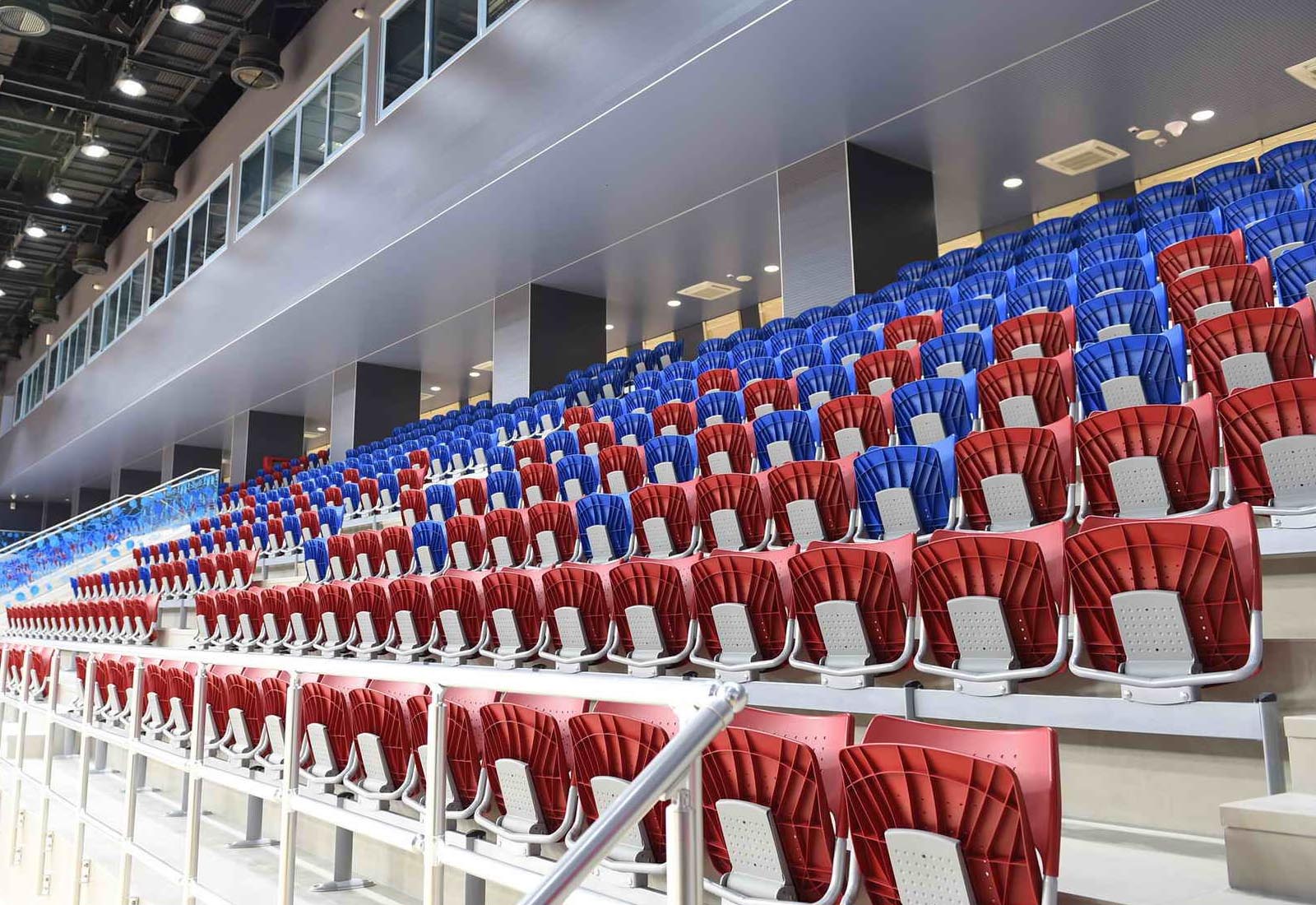 Baku sport hall - Details of the grandstands