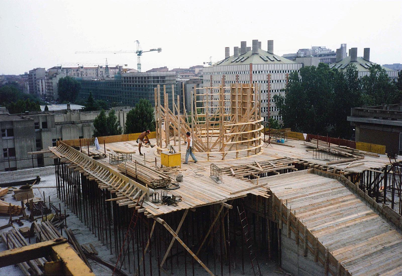 Edificio 25 Politecnico di Milano - Carpenteria solaio di copertura