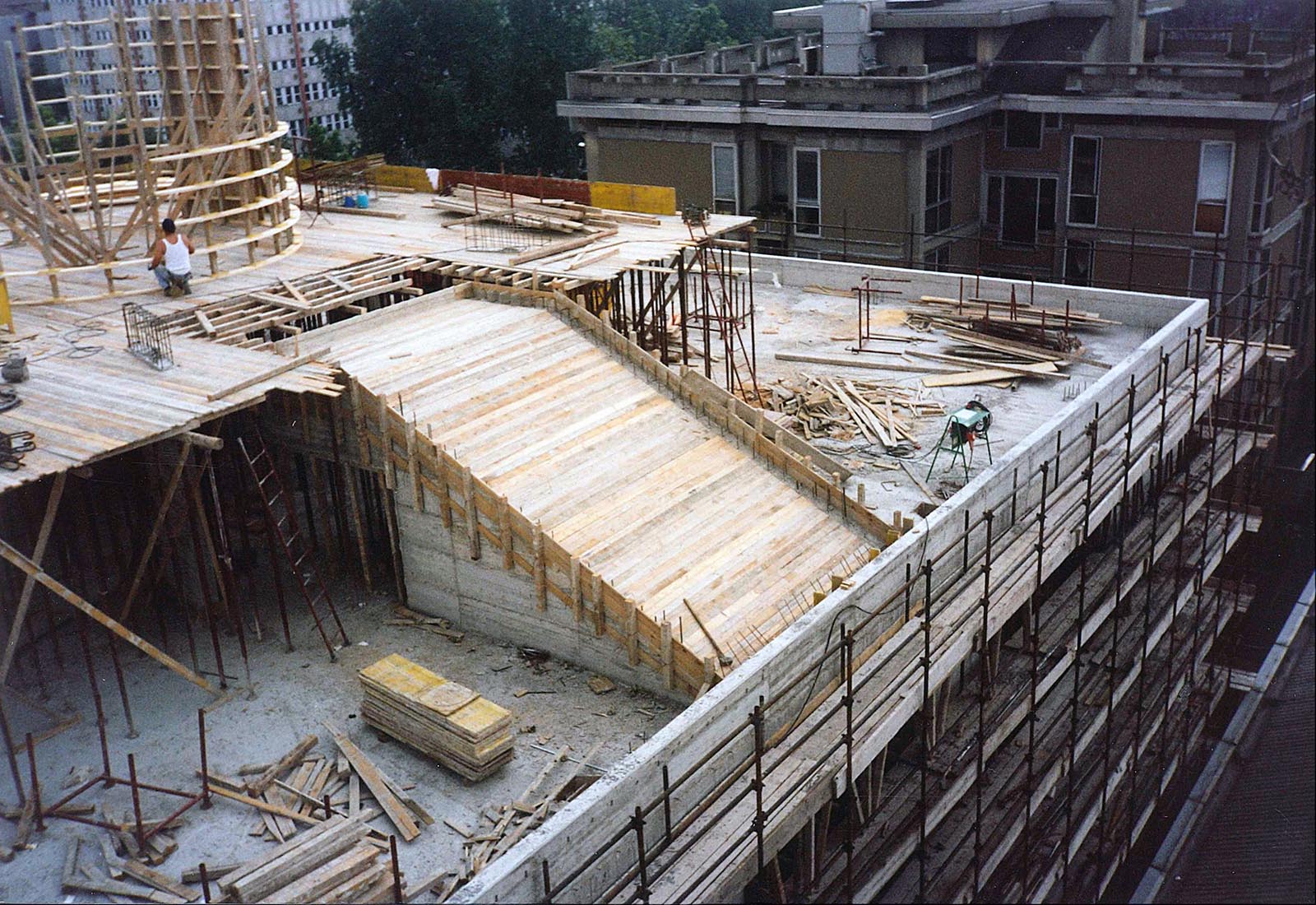 Edificio 25 Politecnico di Milano - Carpenteria tamburo di copertura