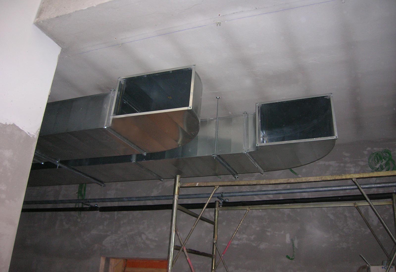 Manzoni school center in Milan - Air conditioning system