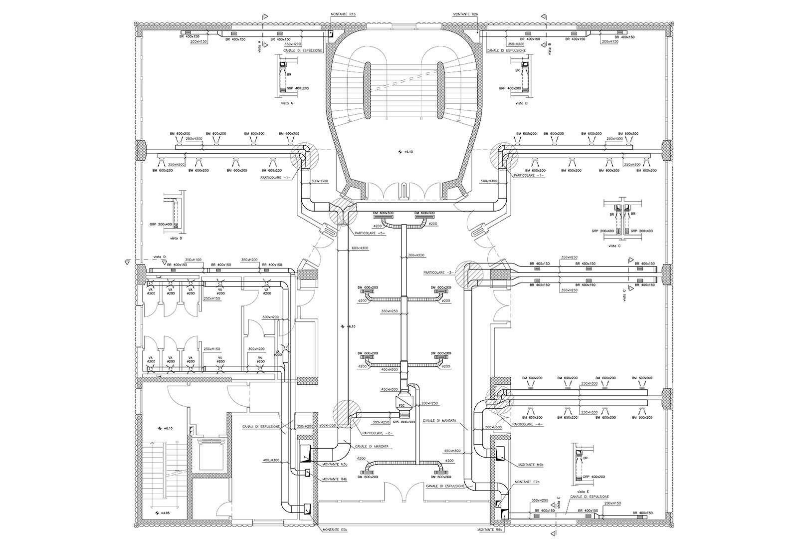 Edificio 25 Politecnico di Milano - Aria primaria piano primo