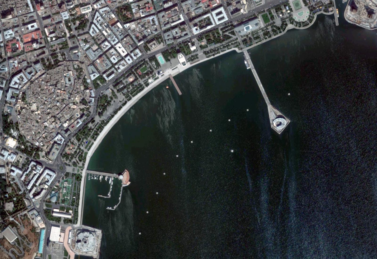 Sadko Baku - Zenithal aerial view