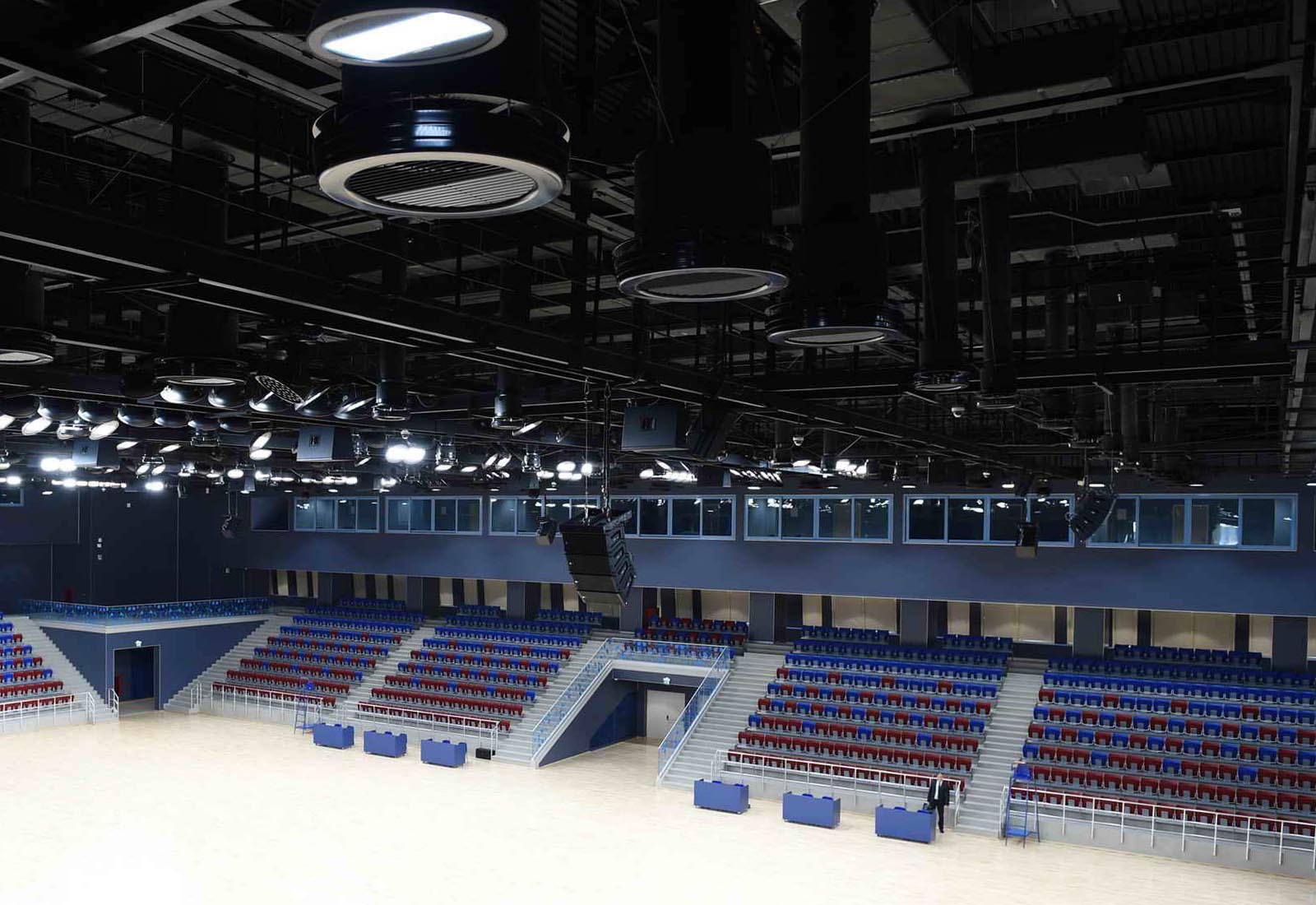 Baku sport hall - Il campo da gioco