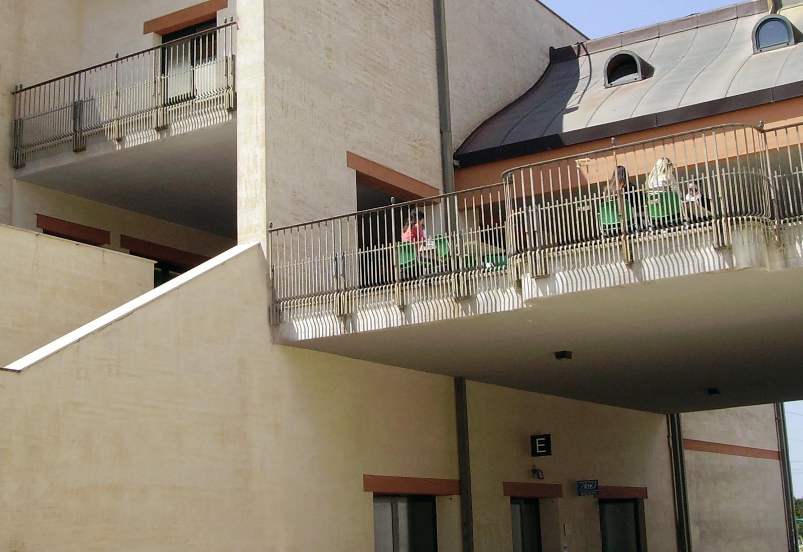 Ecotekne university center in Lecce - Detail of the classrooms building