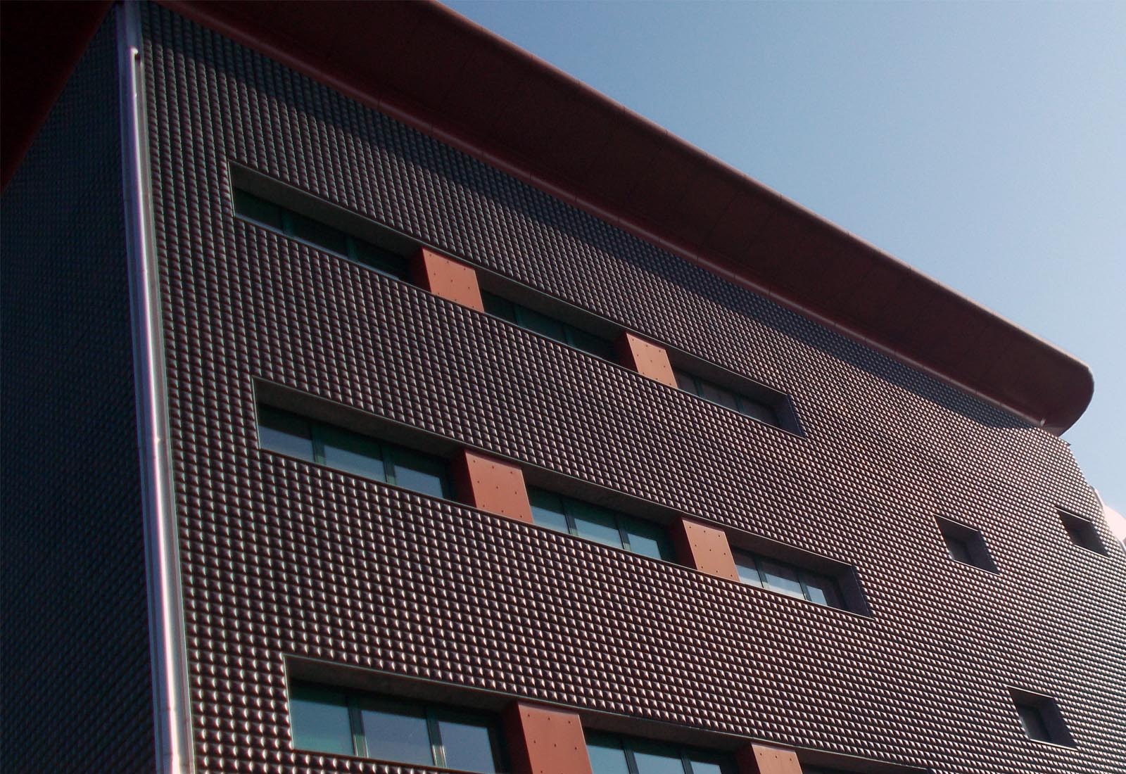 Edificio 22 Politecnico di Milano - Il fronte sud