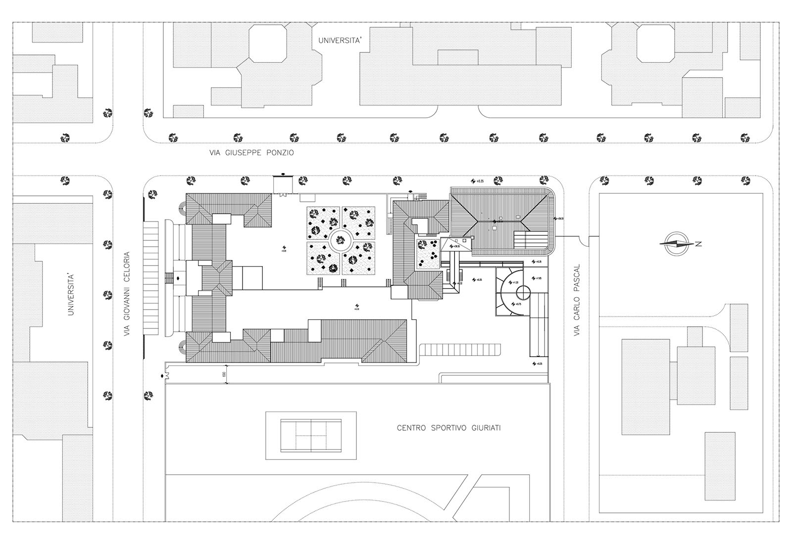 Besta hospital in Milan - General plan