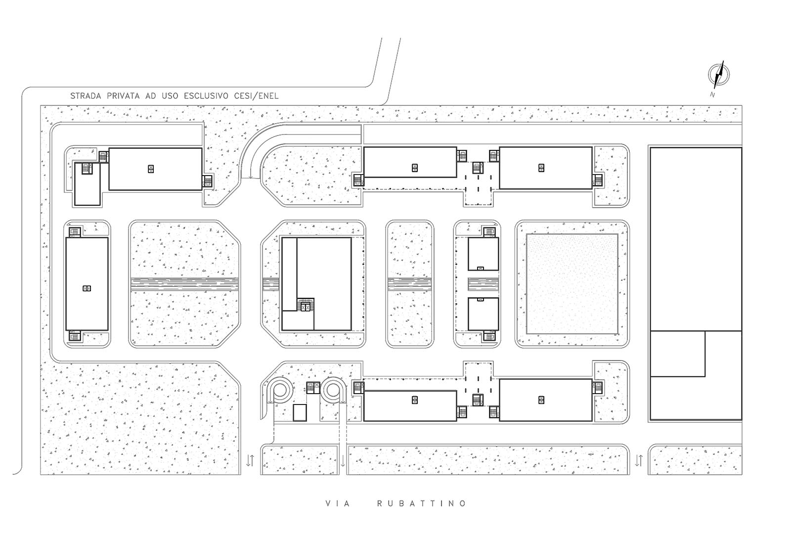 ENEL research center in Milan - Ground floor plan