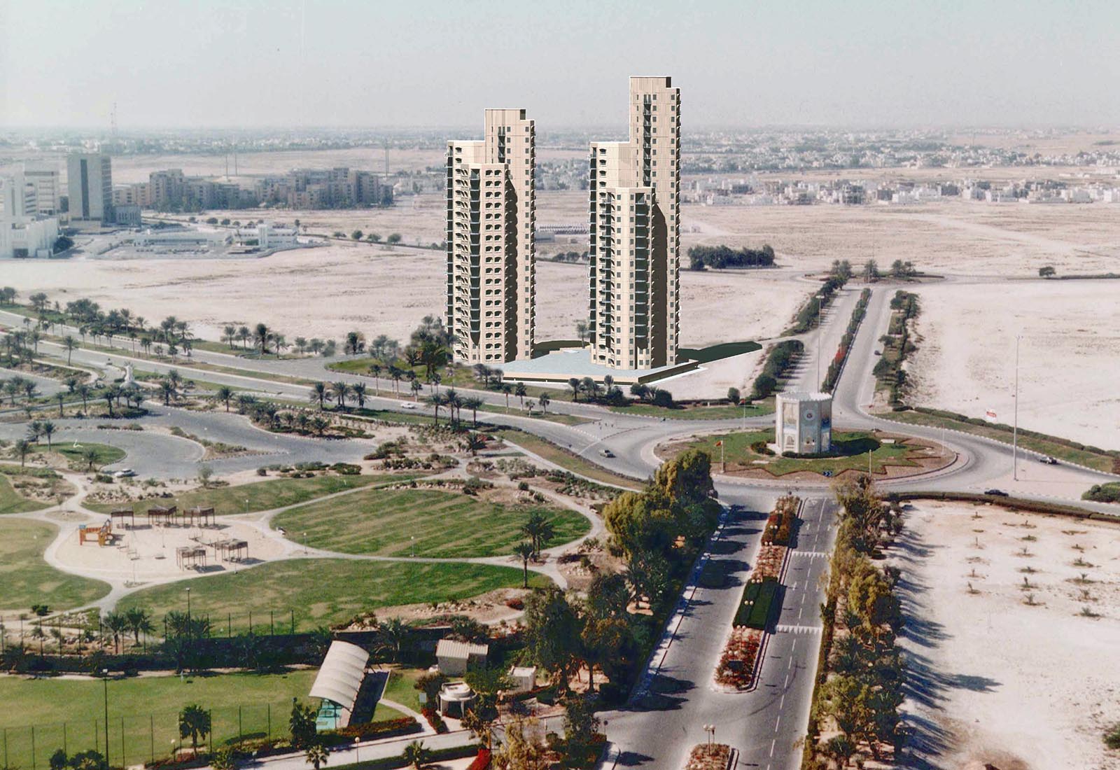 Cornice Plaza Doha - Perspective view