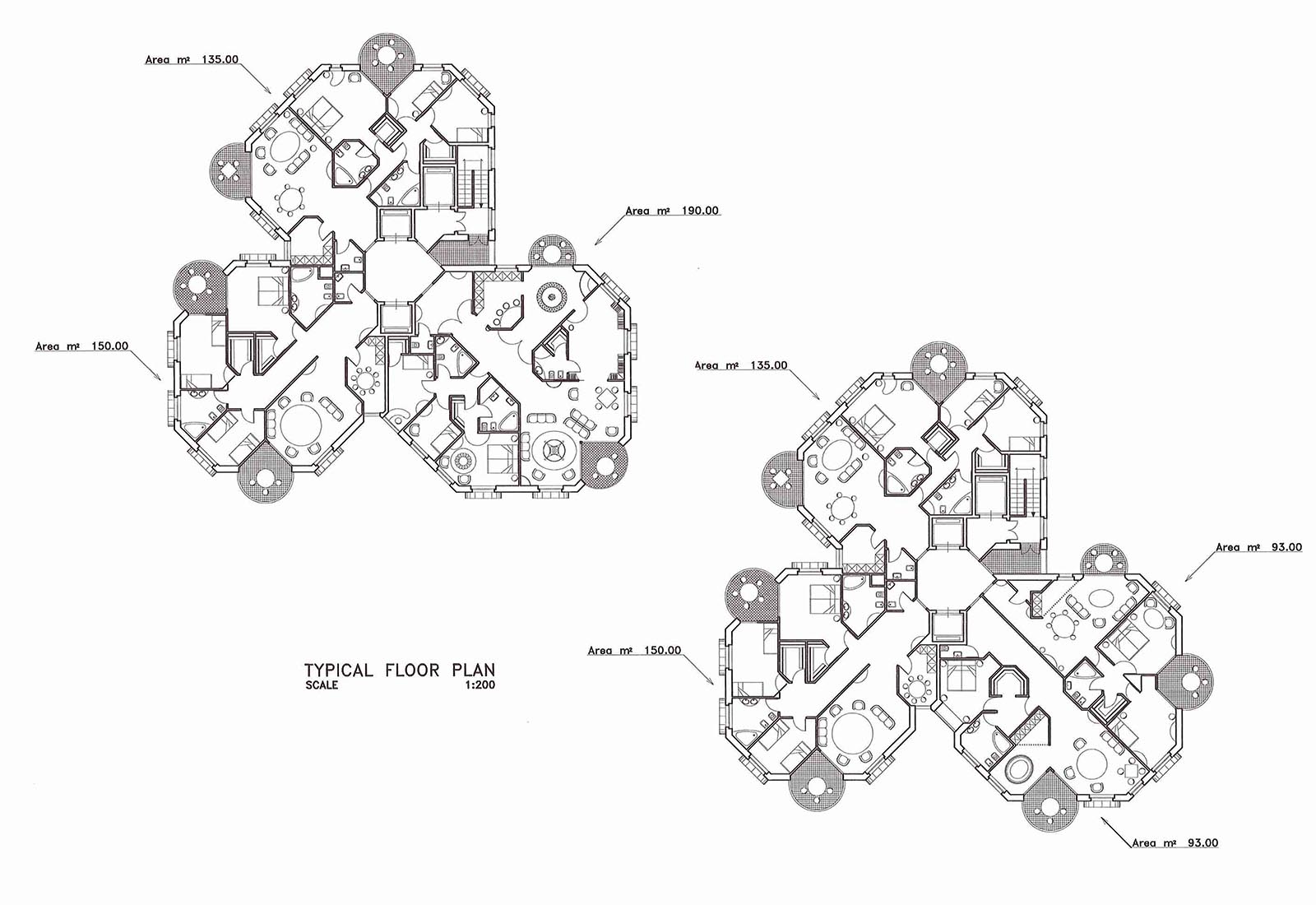 Cornice Plaza Doha - Typical floor plan