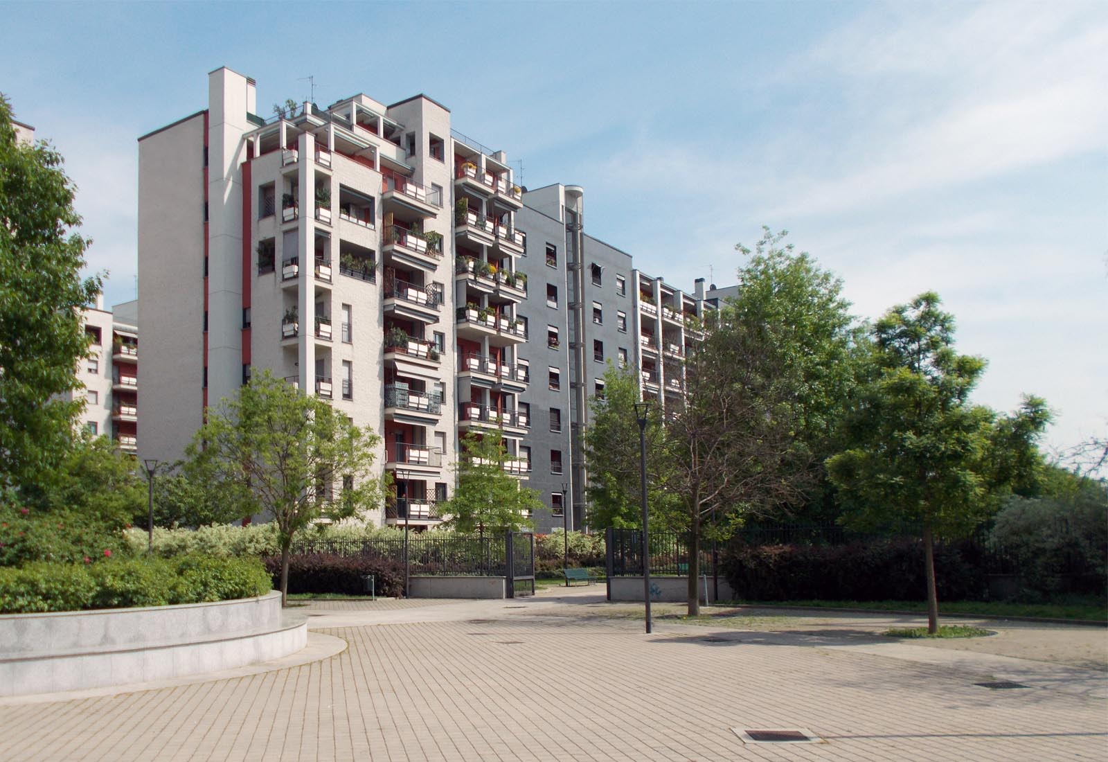 Residential ensemble Grazioli in Milan - View from via Grazioli