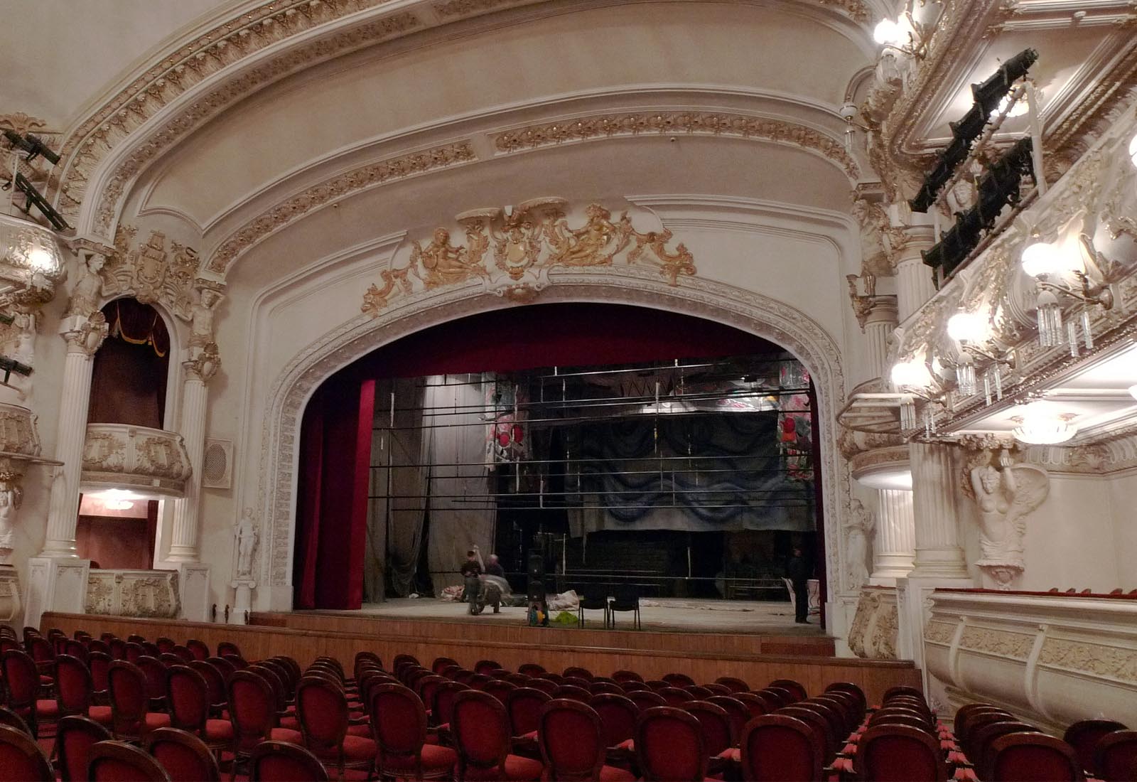Baku Opera and Ballet Theatre - The proscenium - Current situation