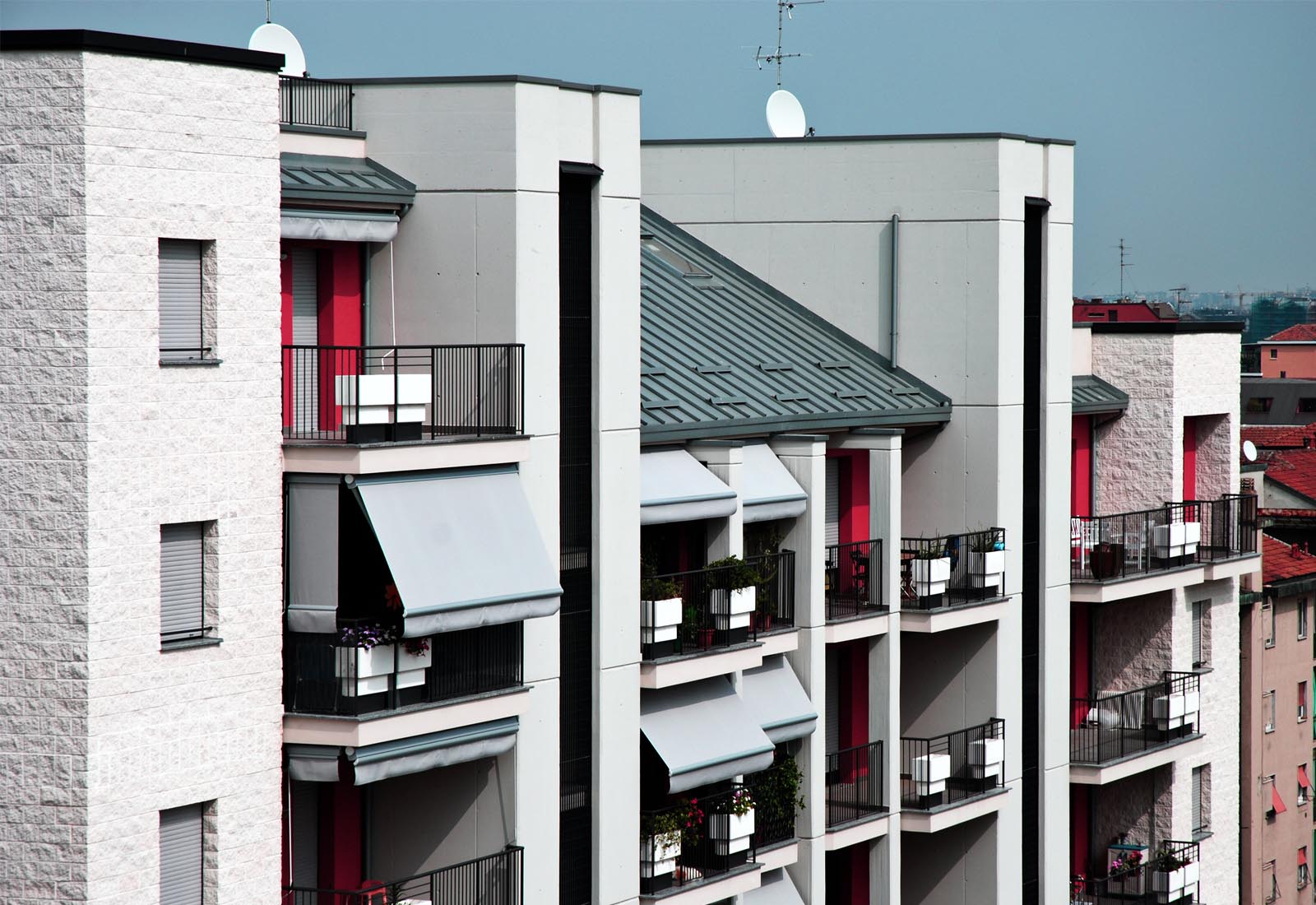 Residential ensemble Grazioli in Milan - Detail