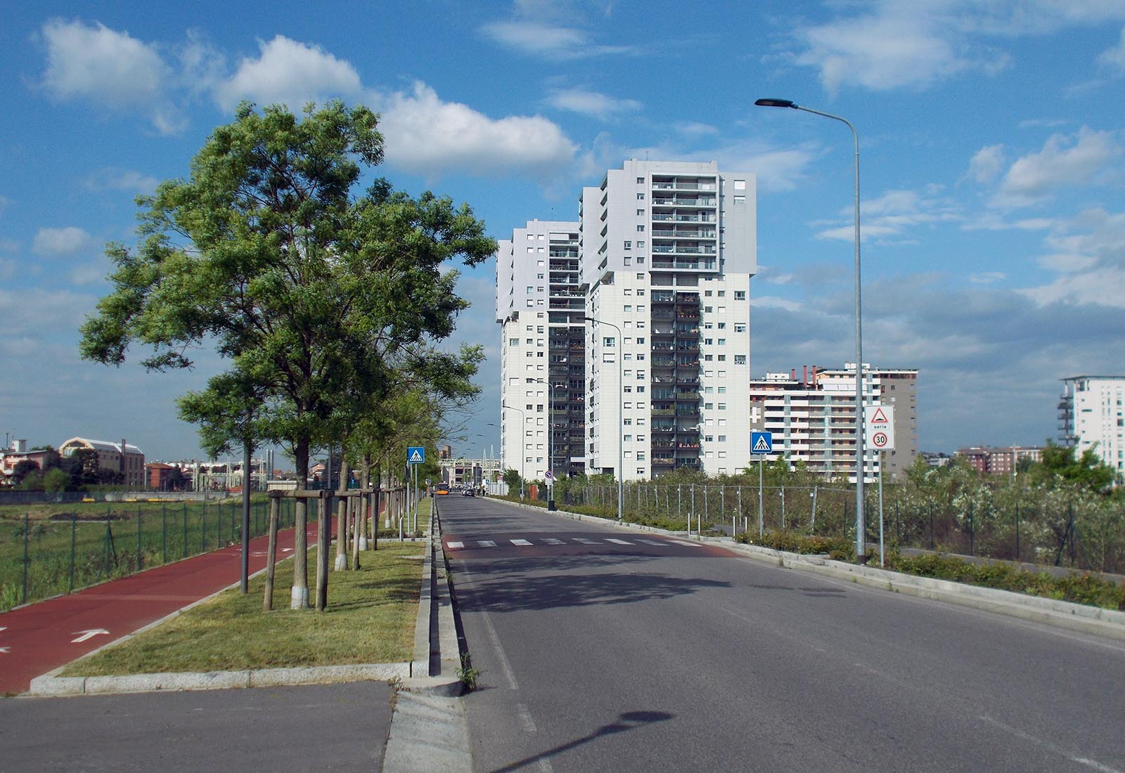 Urbanization works Adriano area Milan - Via Gassman