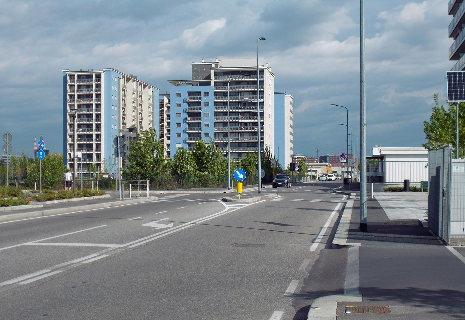 Urbanization works Adriano area Milan - Via Tognazzi