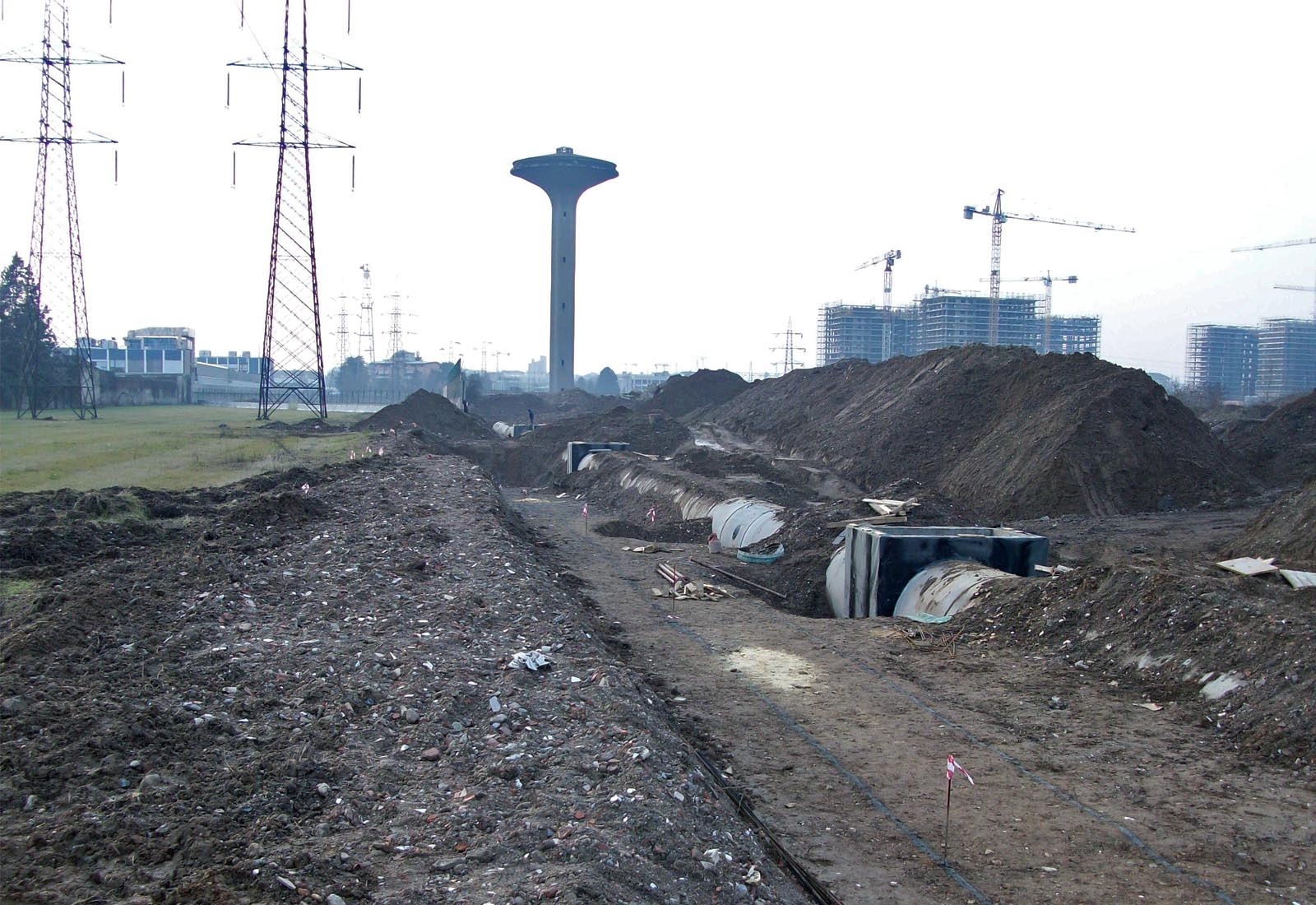 Urbanizzazioni Adriano - Il cantiere di via Vipiteno