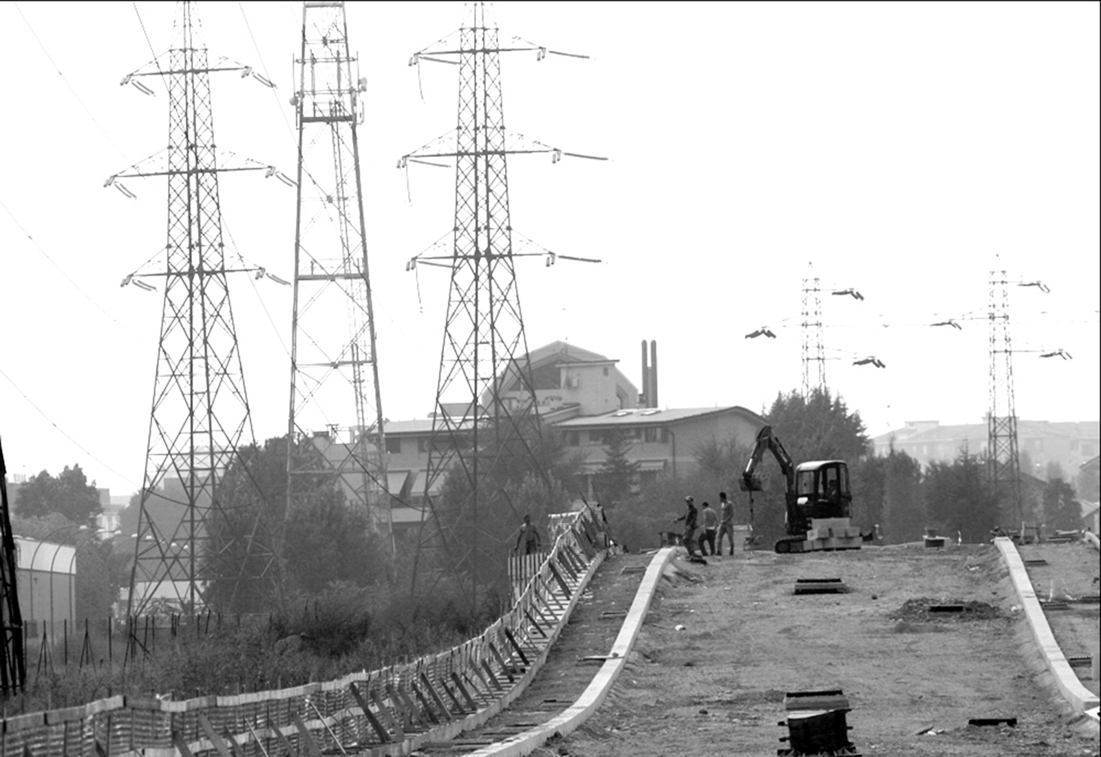 Urbanizzazioni Adriano - Il cantiere di via Vipiteno