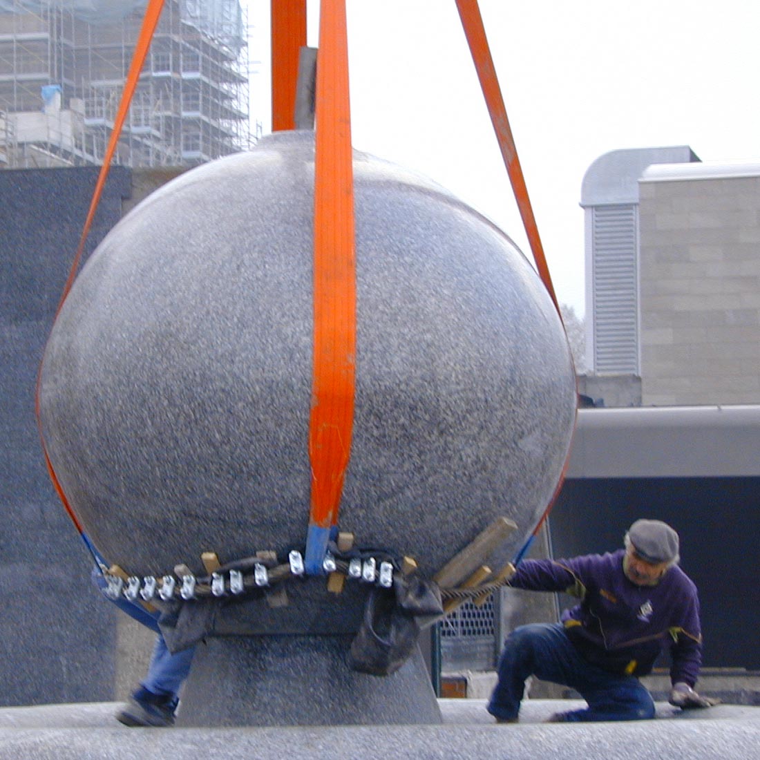 Piazza Vigili del fuoco - Il cantiere della fontana