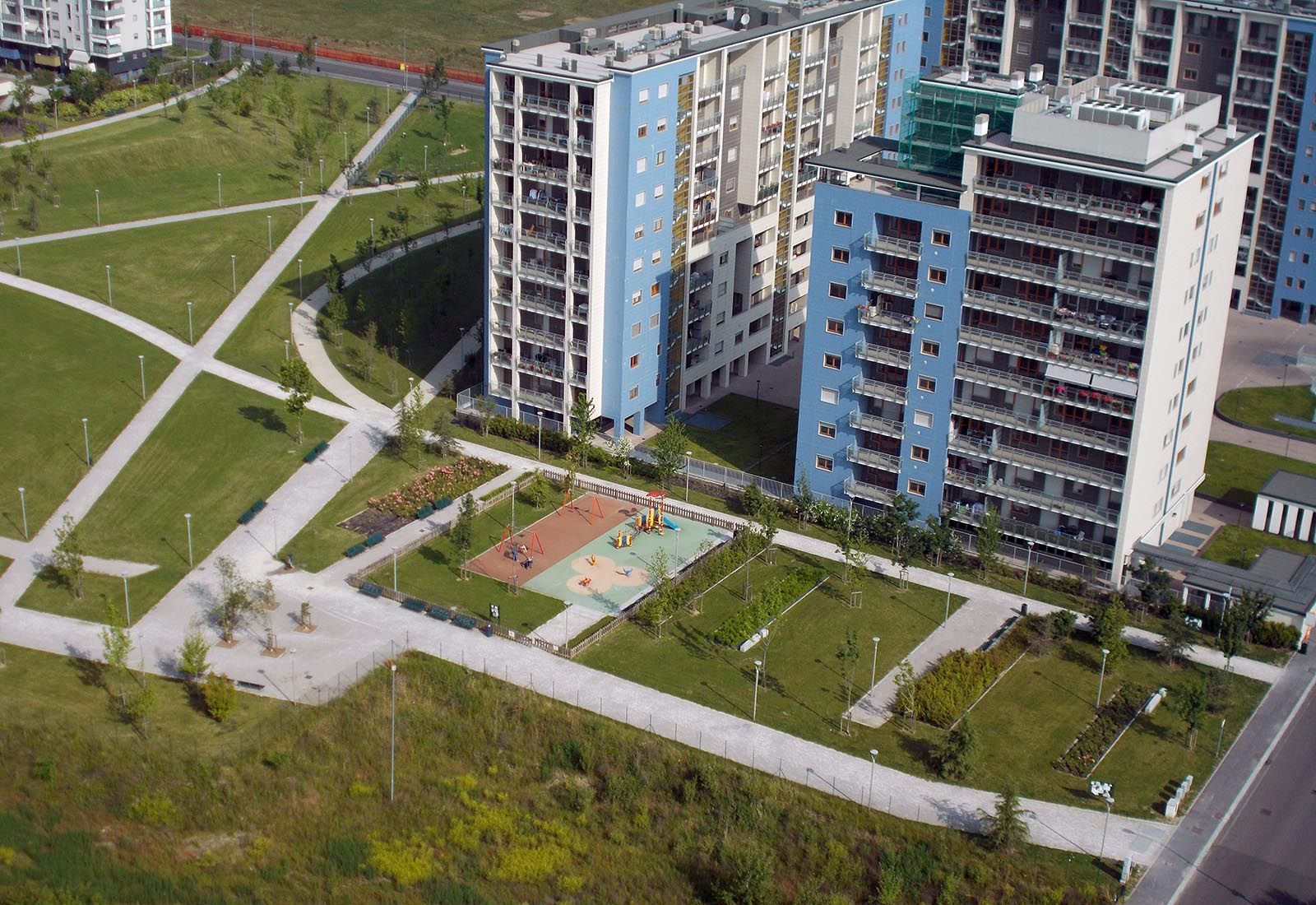 Adriano Park - The children's play area near via Tognazzi