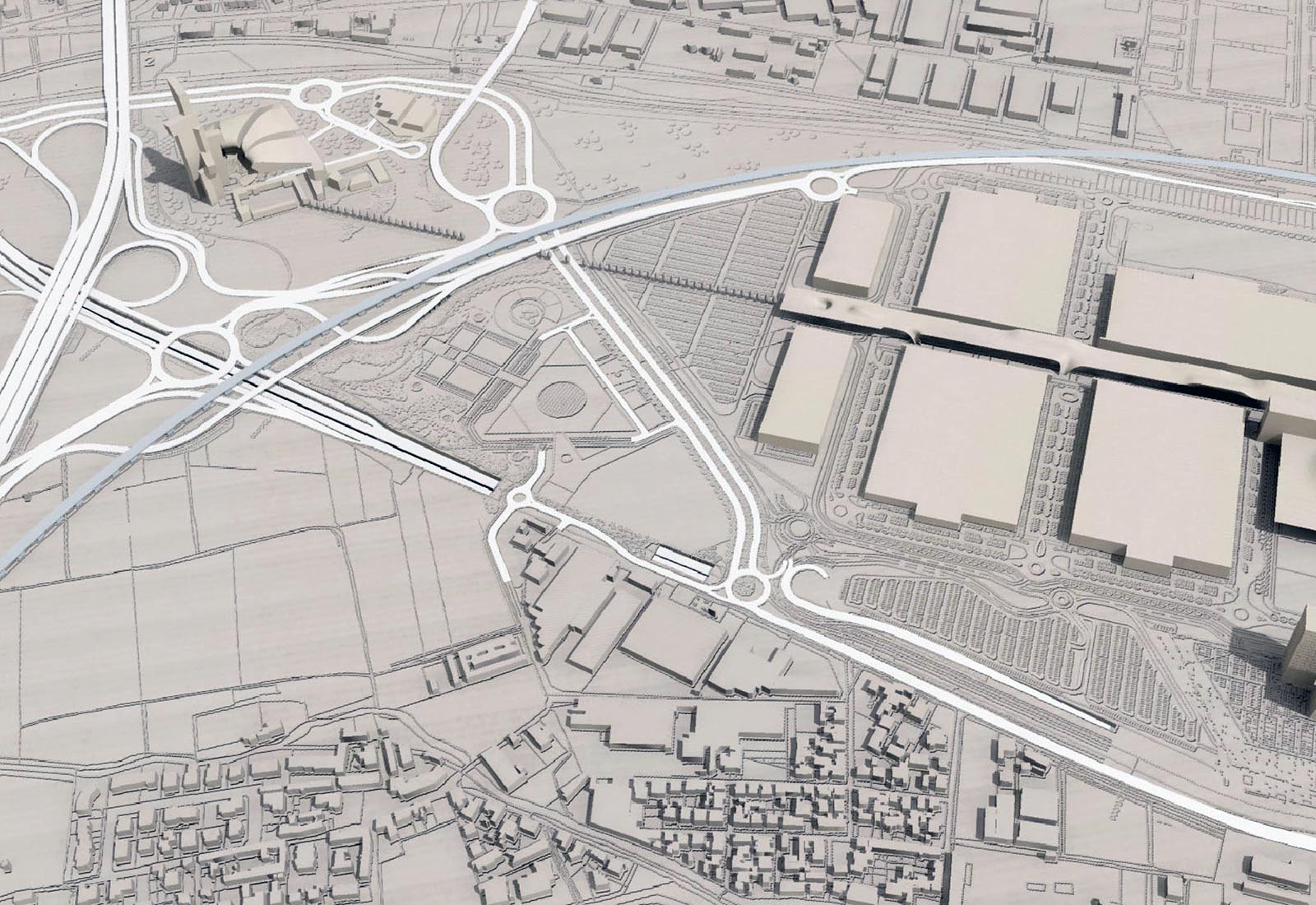 PII Pantanedo Time Town a Rho - Rendering del progetto planivolumetrico