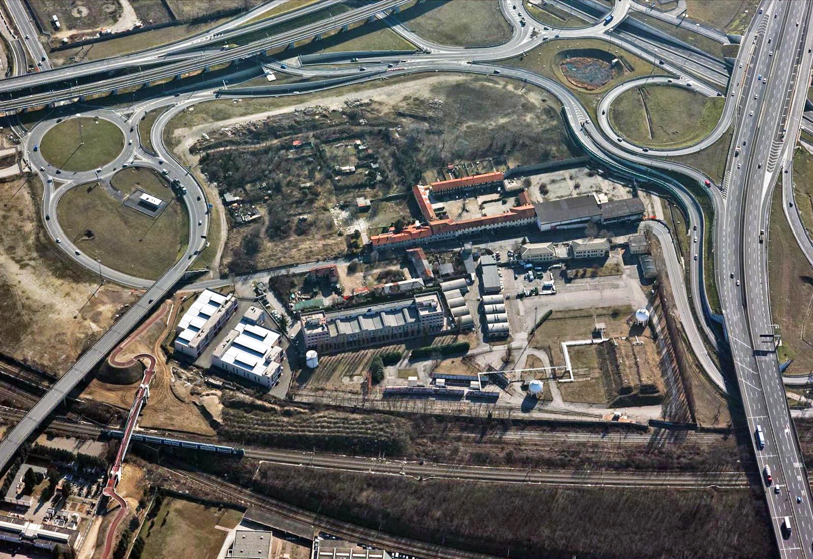 Pantanedo Time town project in Rho - Aerial view of the intervention area