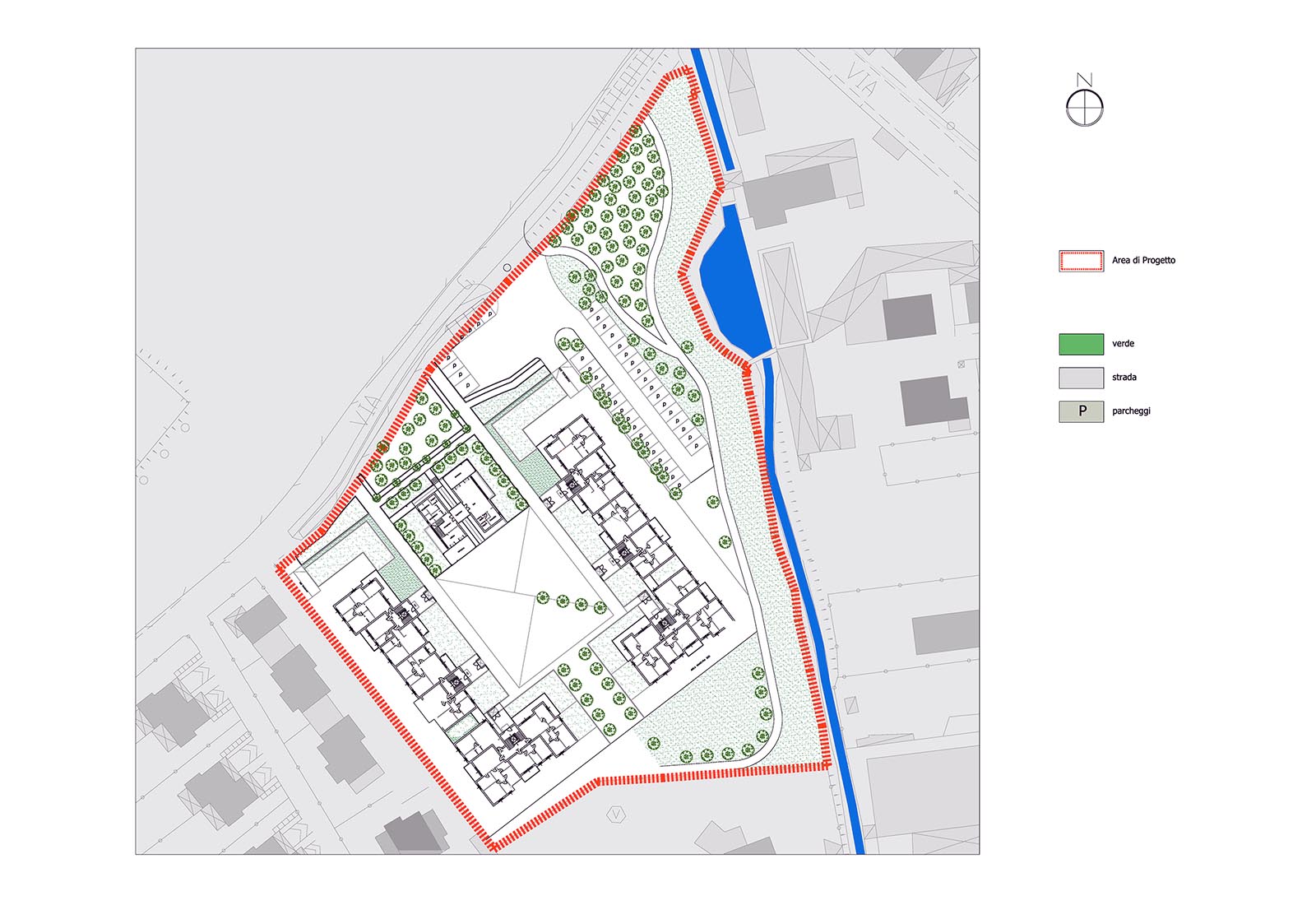 PII Matteotti a Fizzonasco - Planimetria generale di progetto