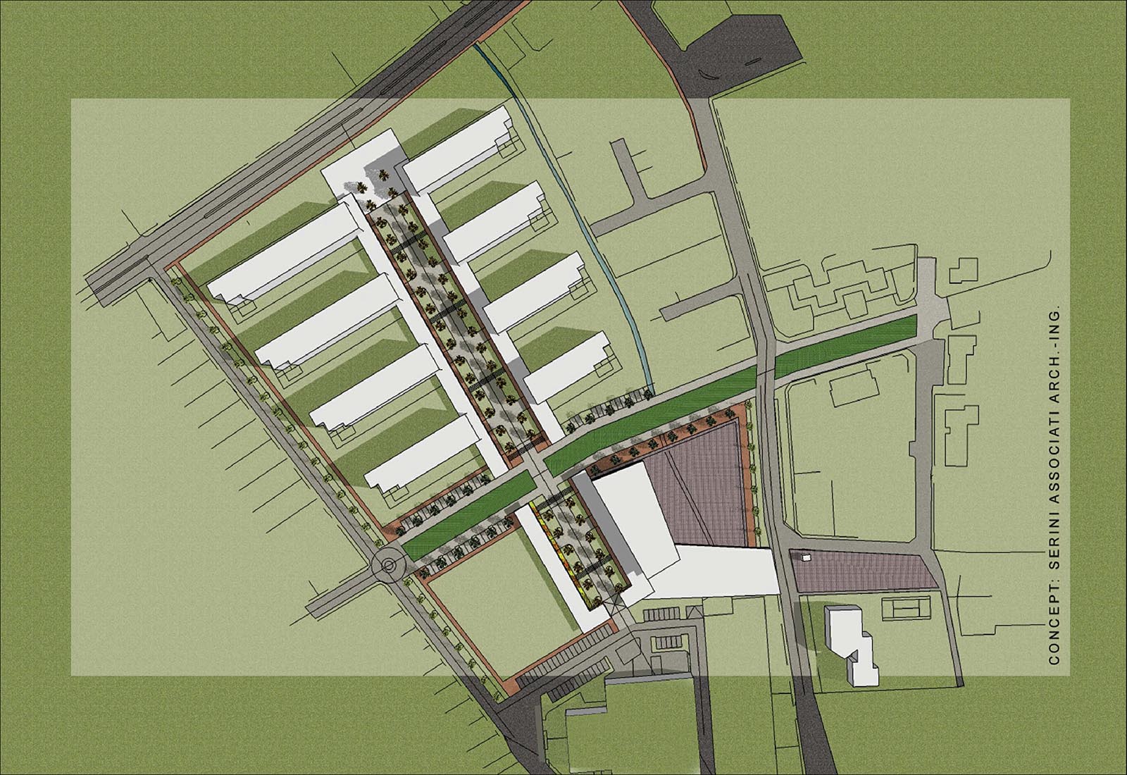 Residential buildings Fizzonasco - General plan