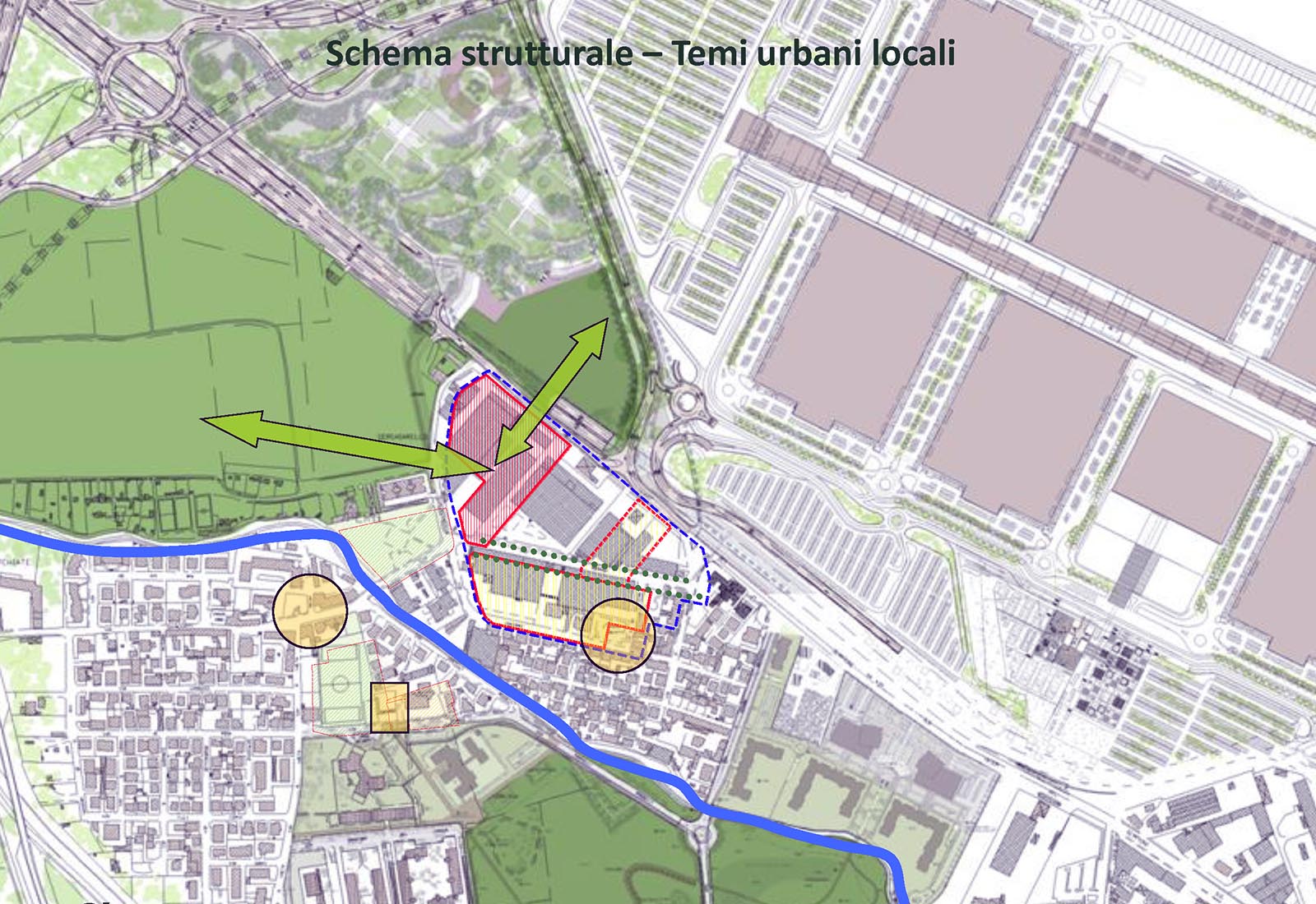 Romani area in Pero - Analysis of the local urban themes