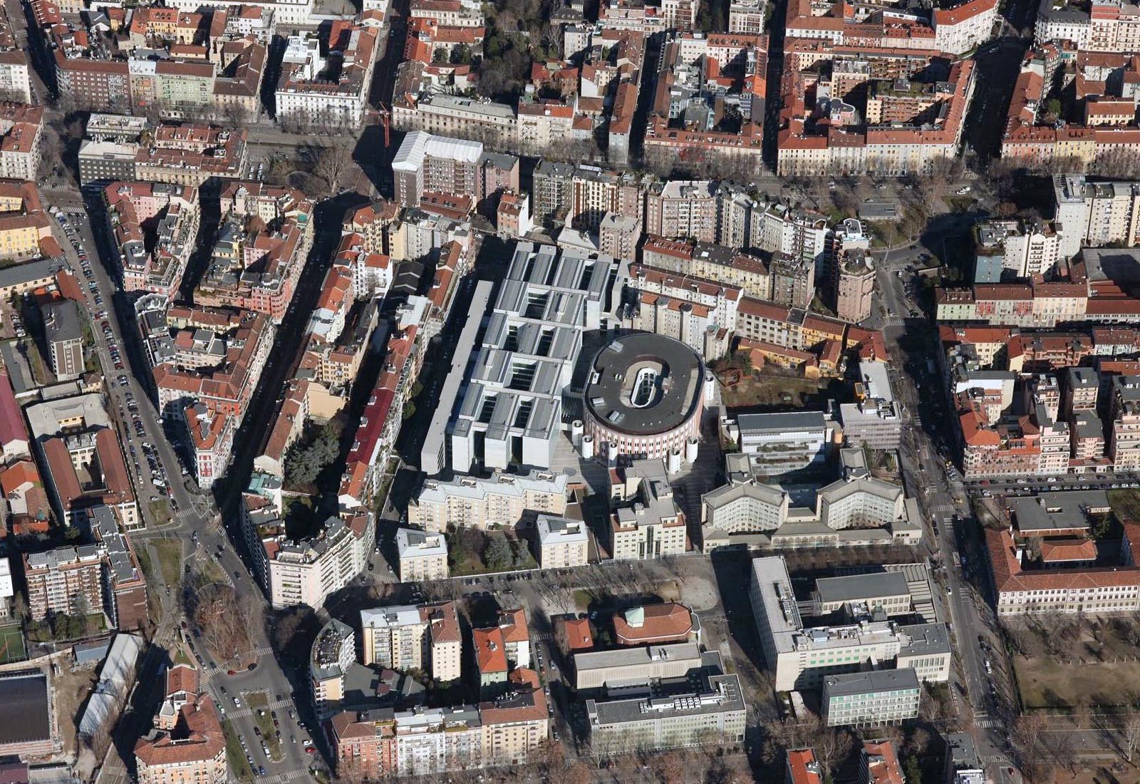 Bocconi university expansion impact - Aerial view of the Bocconi area