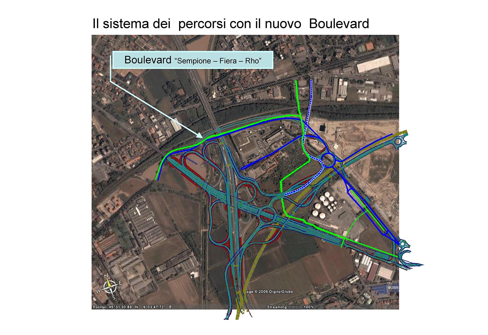 Pantanedo Cerchiate district - The Pantanedo Cerchiate general plan