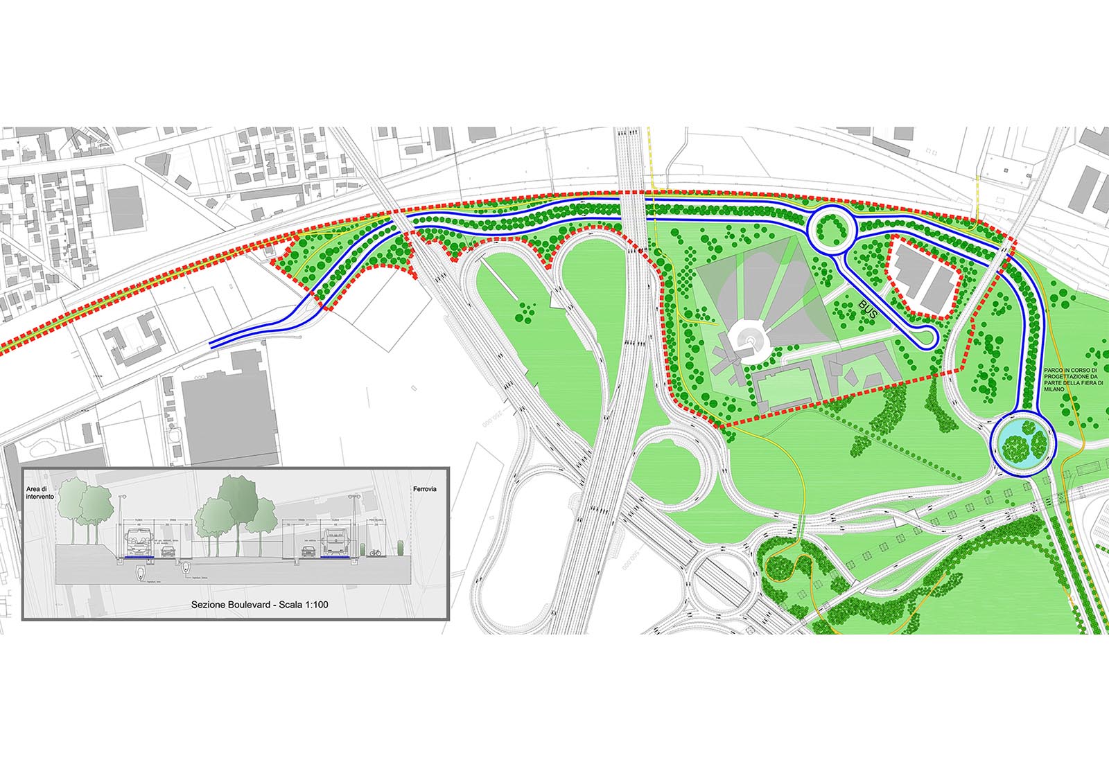 Pantanedo Cerchiate district - The urban plan Pantanedo Time Town in Rho