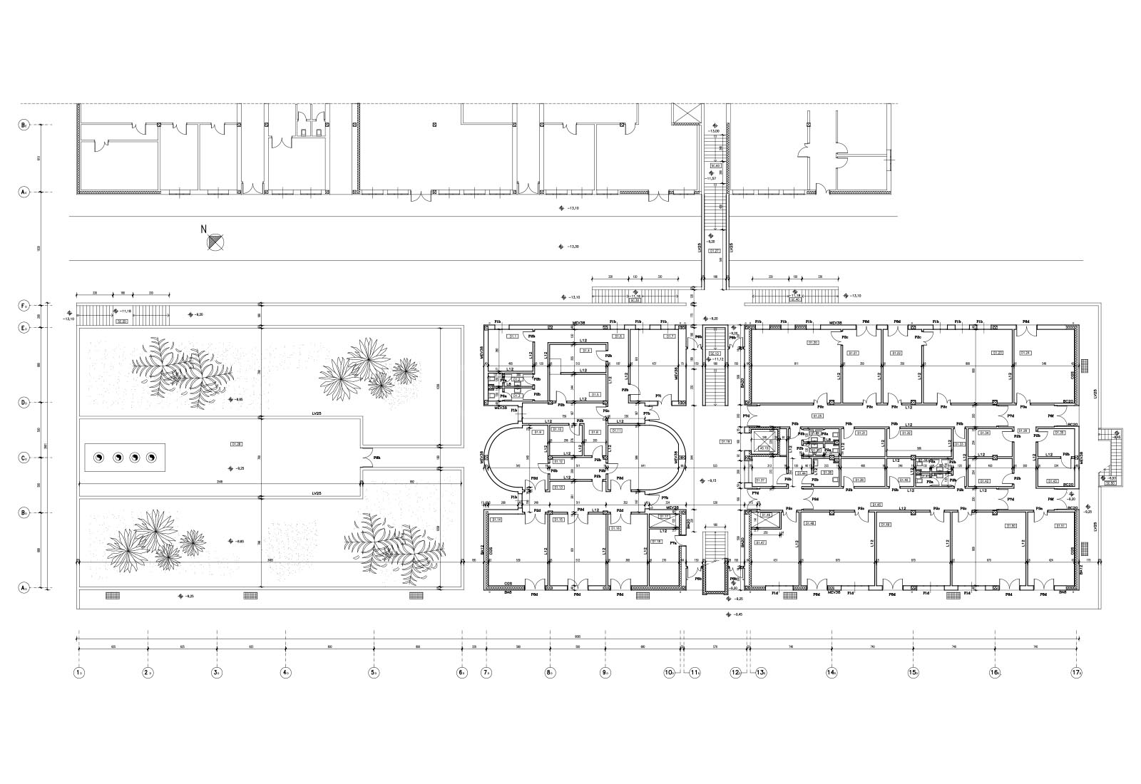 Faculty of Veterinary in Camerino - Ground floor plan building D