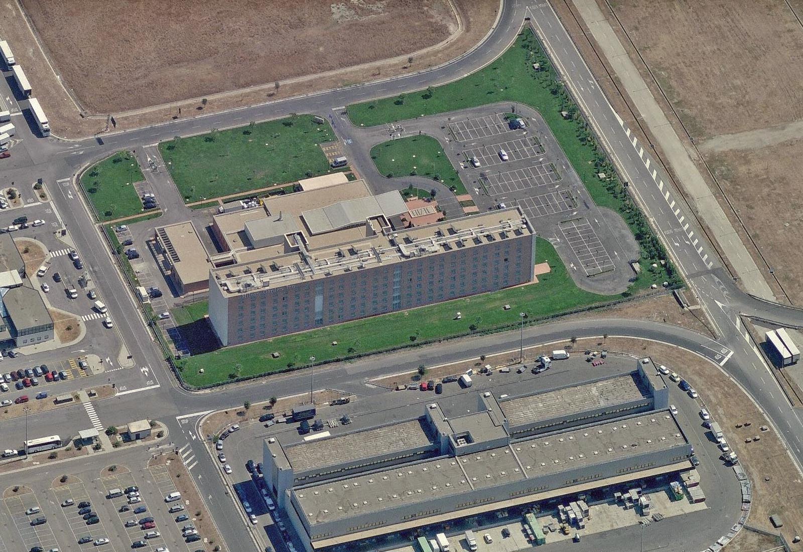 Hotel in Fiumicino - Aerial view of the intervention site