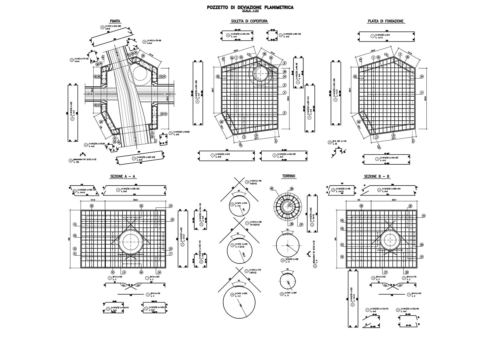 Urbanization works La Madonnina area Pavia - Sewerage system