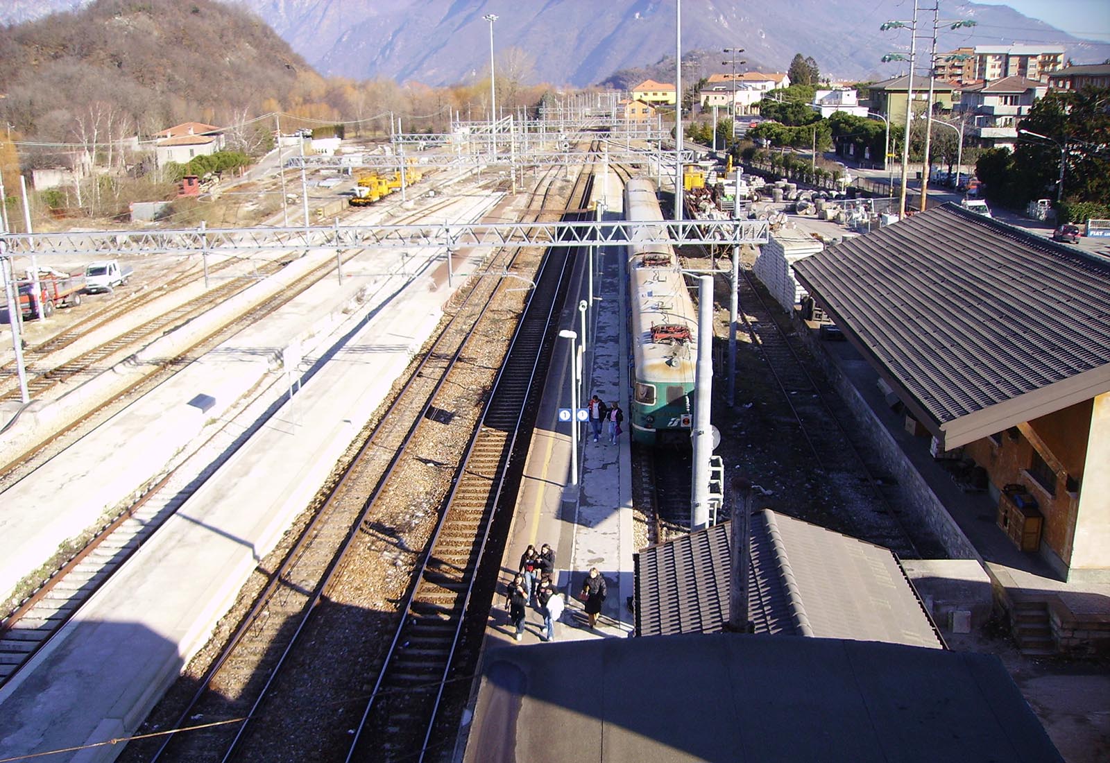 Extinguishing systems of railway stations - The Colico railway station