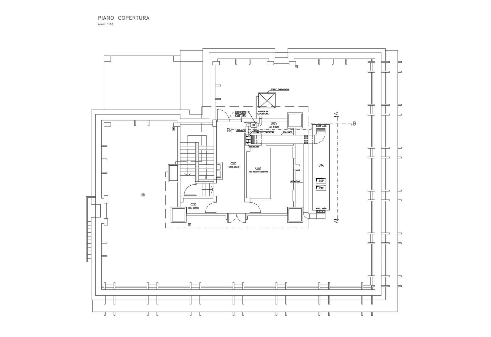 Politecnico Ed. 14 - Aria primaria piano copertura