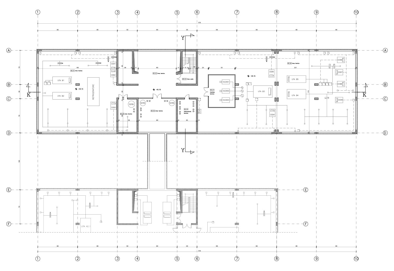 Faculty of Veterinary in Matelica - Attic floor plan building B