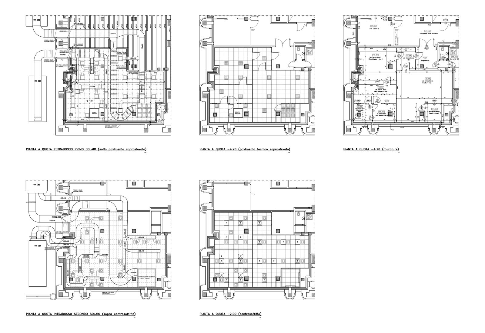 Photonics laboratories Politecnico di Milano - The project of the white rooms