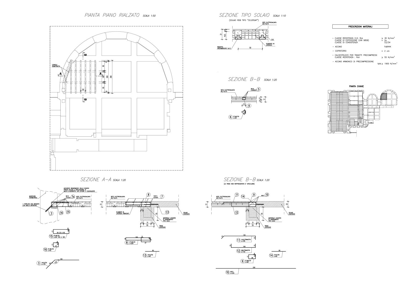 Photonics laboratories Politecnico di Milano - Structural design