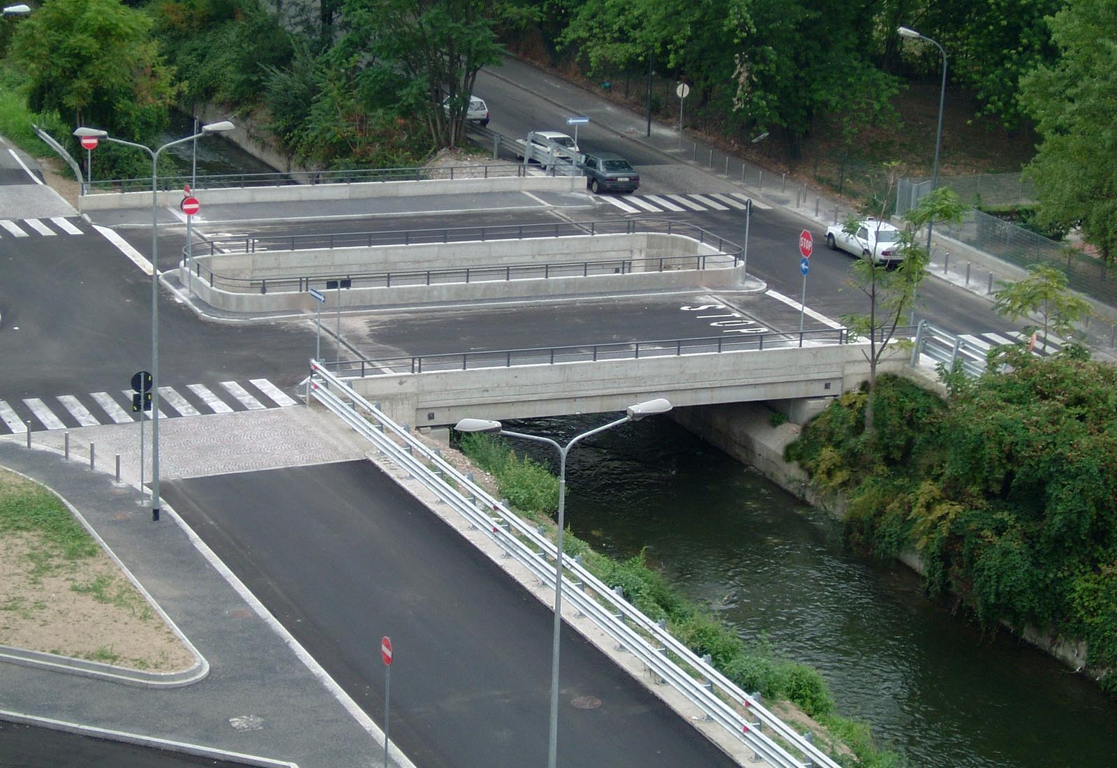 Urbanization works IULM area Milan - The bridge