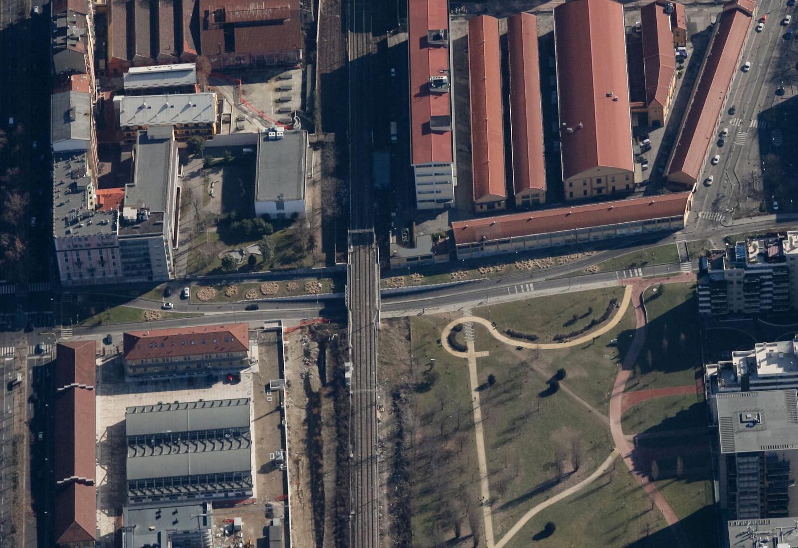 Urbanization works ex OM area Milan - The underpass of Via Pompeo Leoni