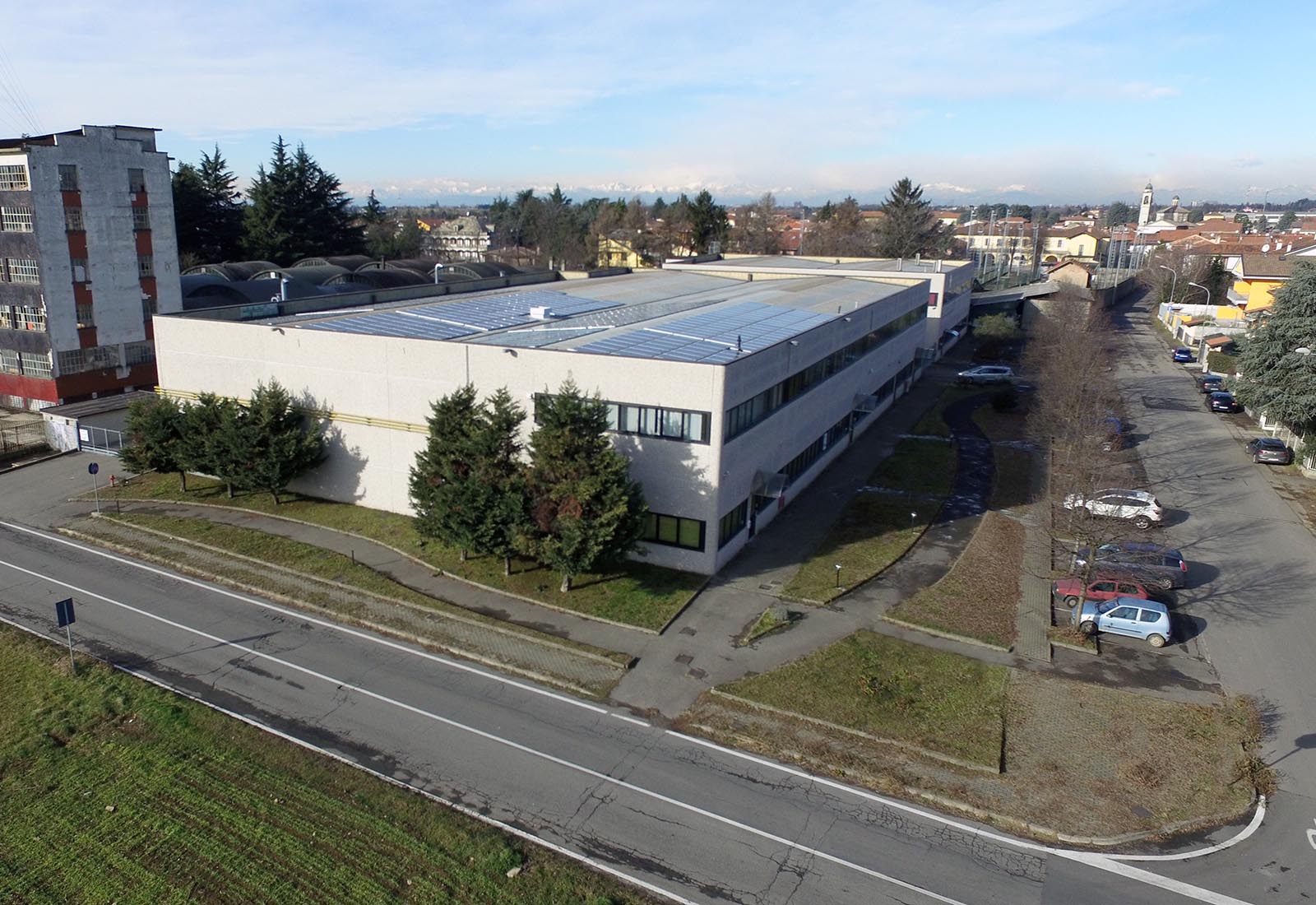 Industrial buildings Colombo in Sant'Ilario di Nerviano - Aerial view