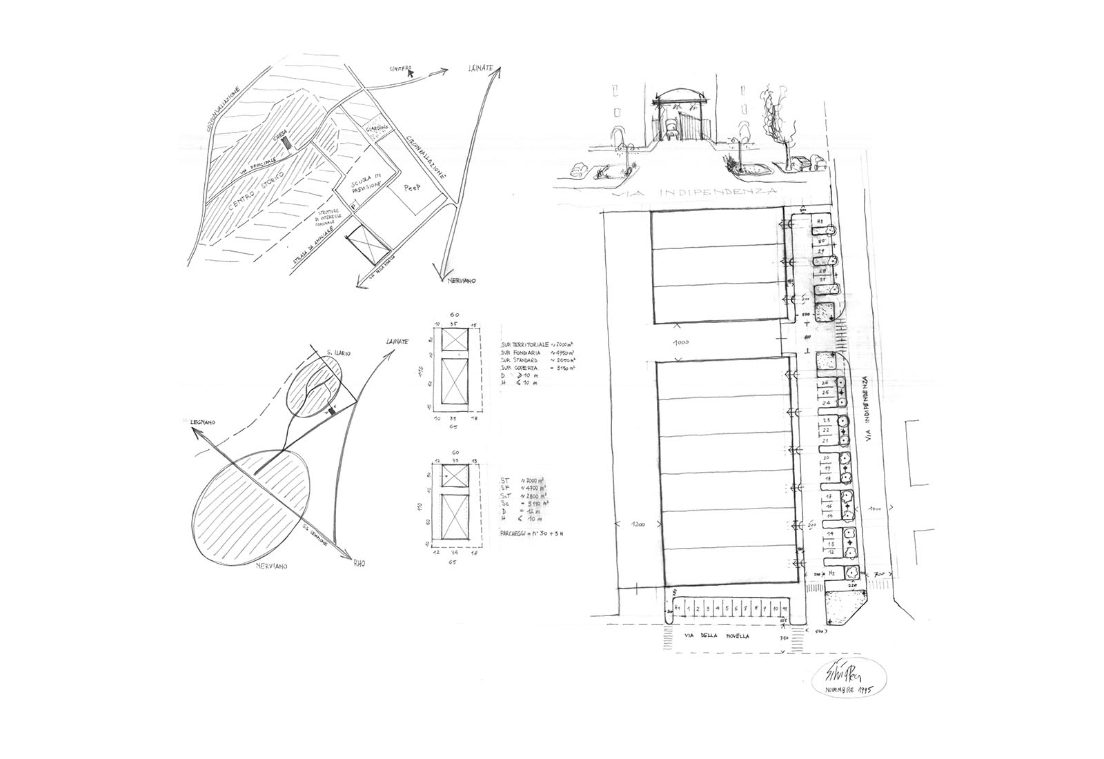 Industrial buildings Colombo in Sant'Ilario di Nerviano - Sketch