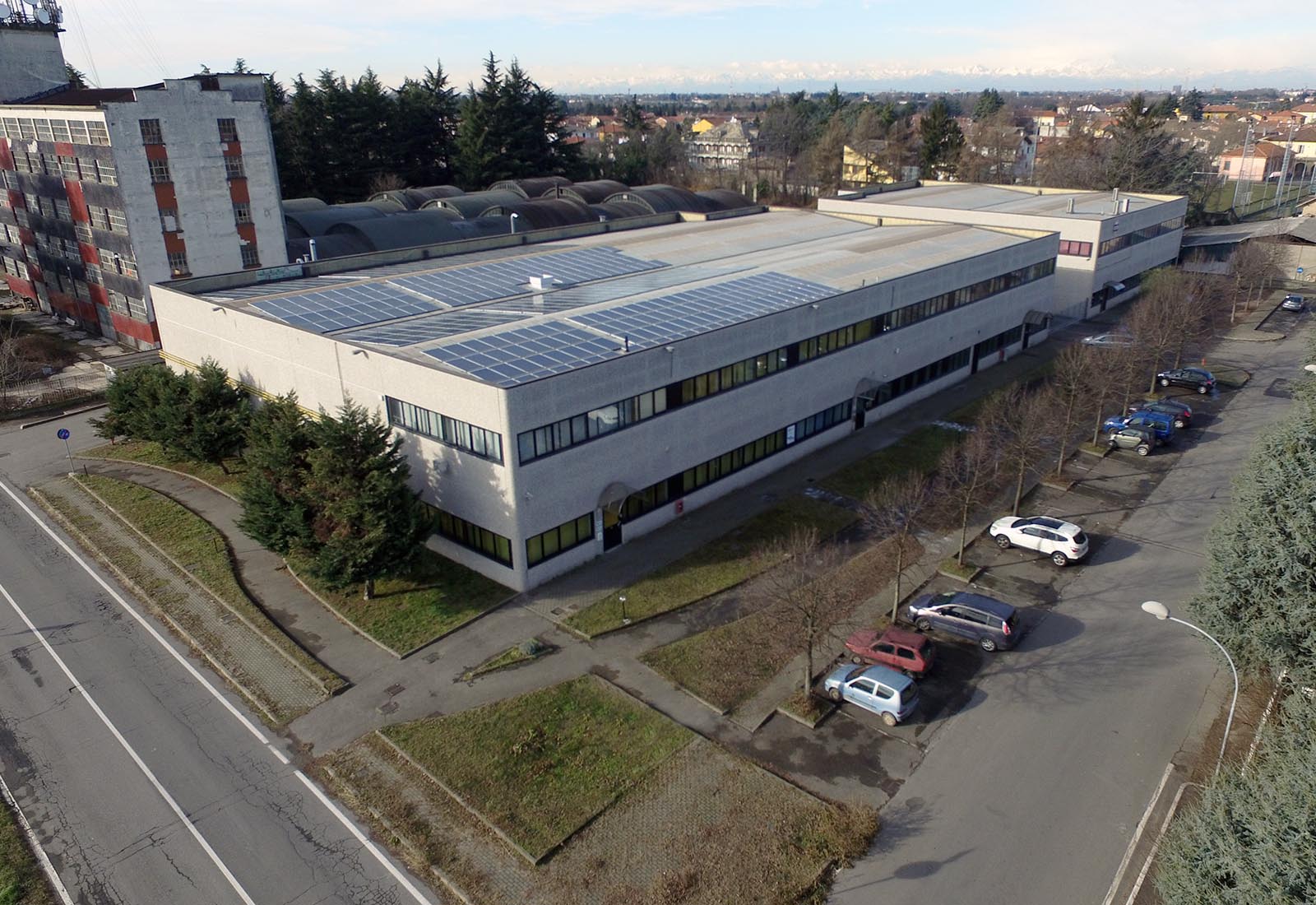 Industrial buildings Colombo in Sant'Ilario di Nerviano - Aerial view